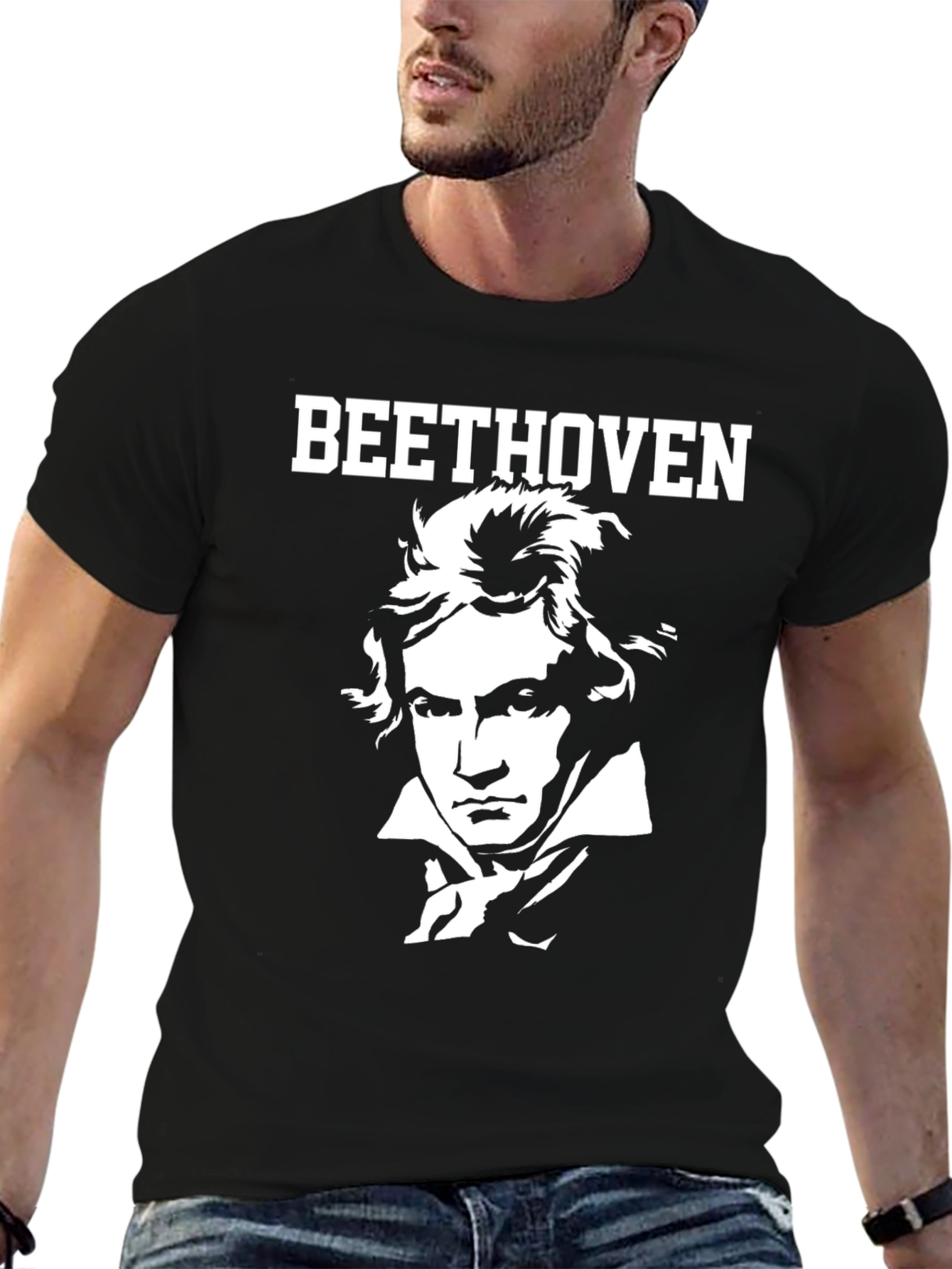 Beethoven Graphic Tee - Classic Composer T-Shirt
