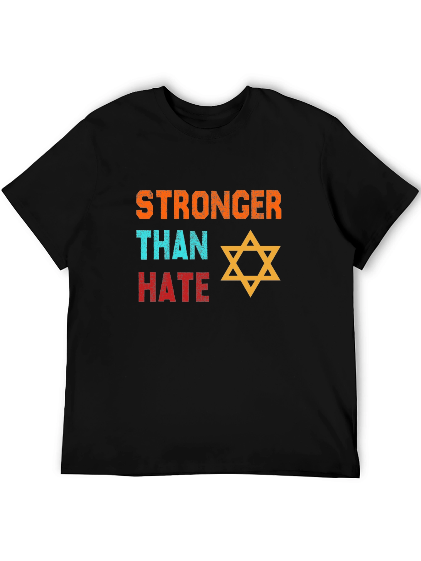 Stronger Than Hate Star Graphic T-Shirt
