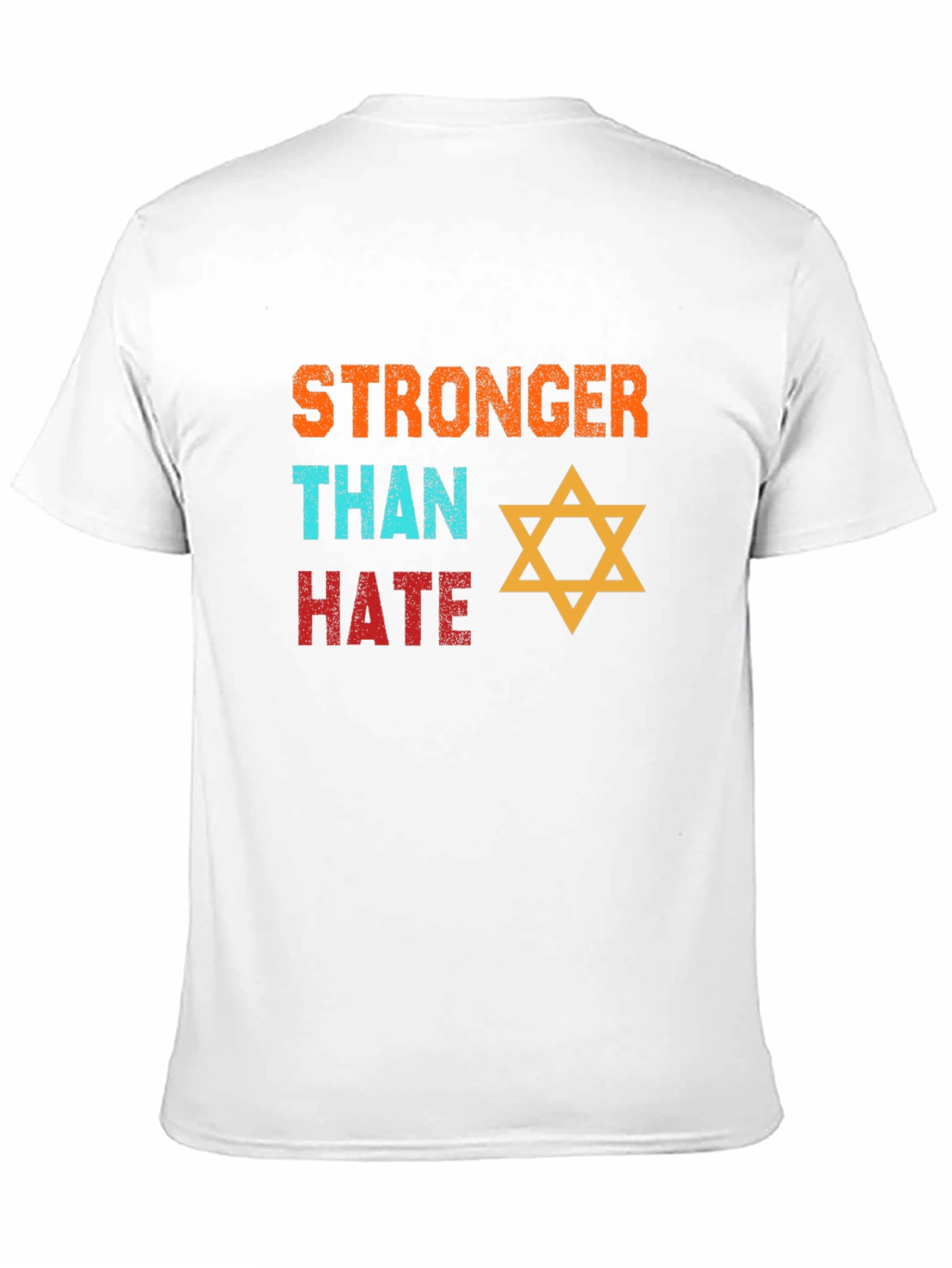 Stronger Than Hate Star Graphic T-Shirt