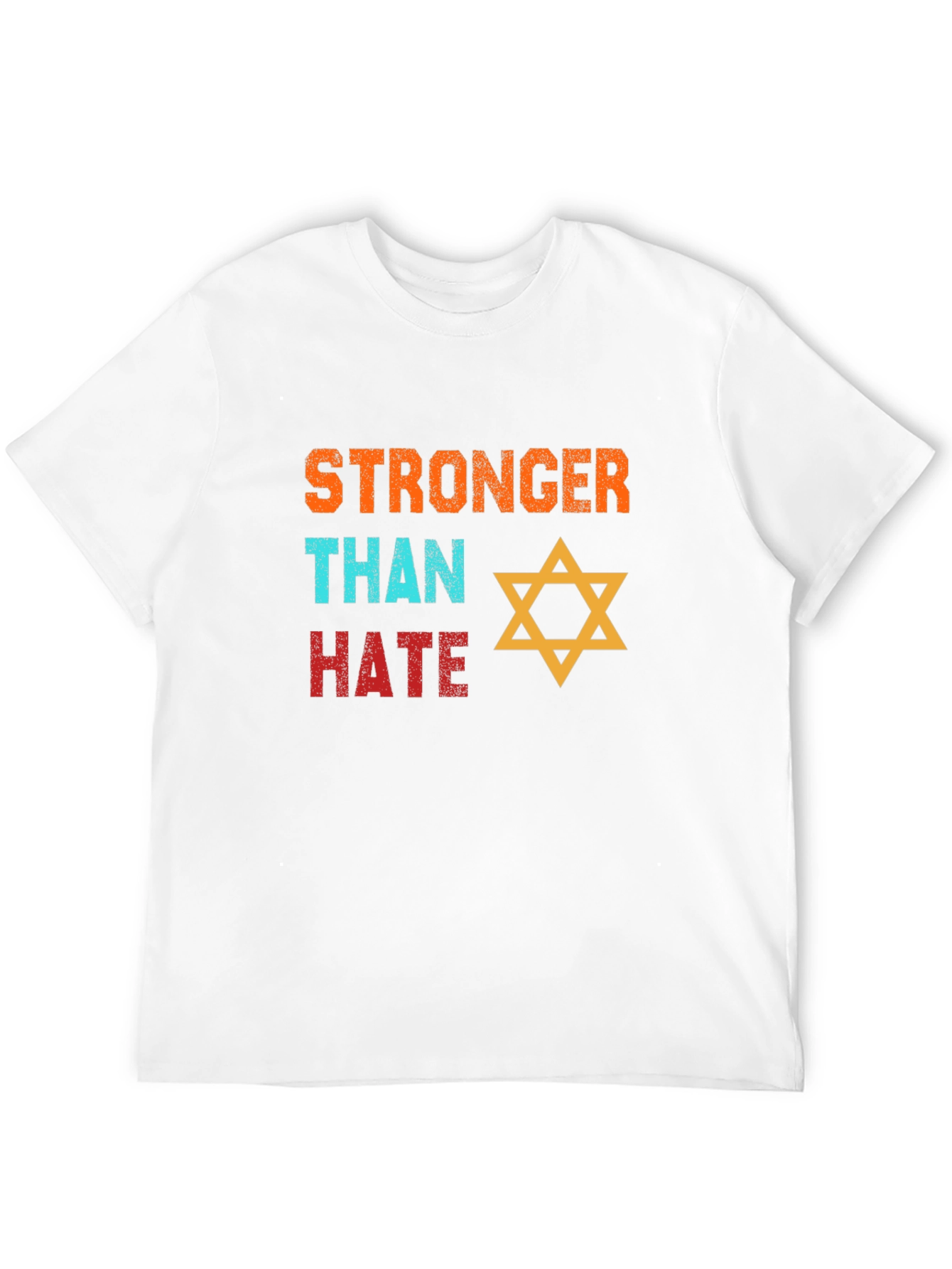 Stronger Than Hate Star Graphic T-Shirt