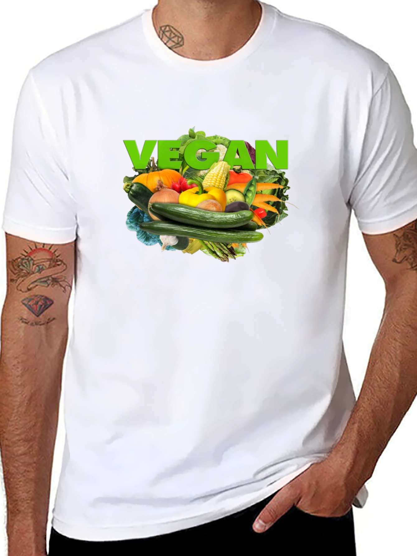 Vegan T-Shirt - Fresh Produce Design