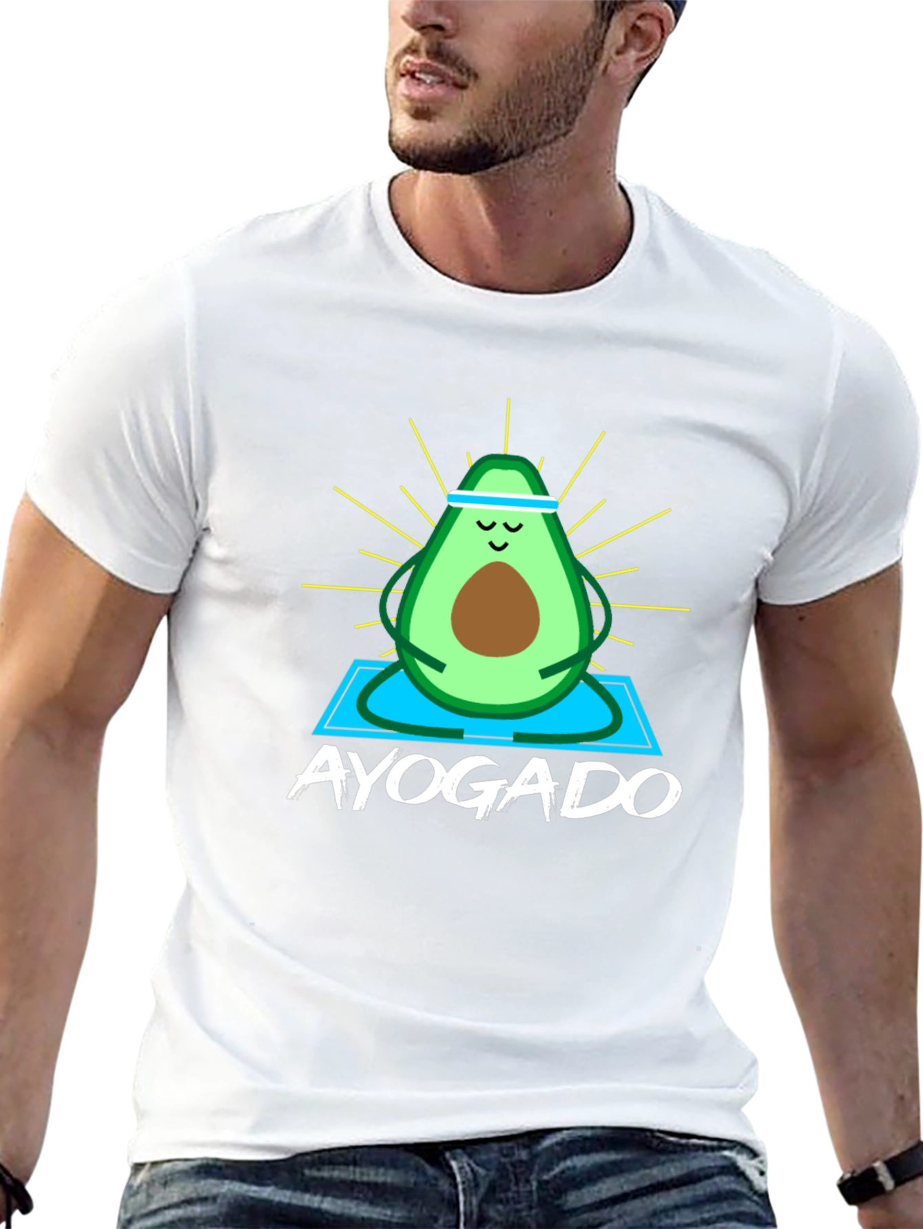 Ayogado Yoga Avocado Graphic Tee