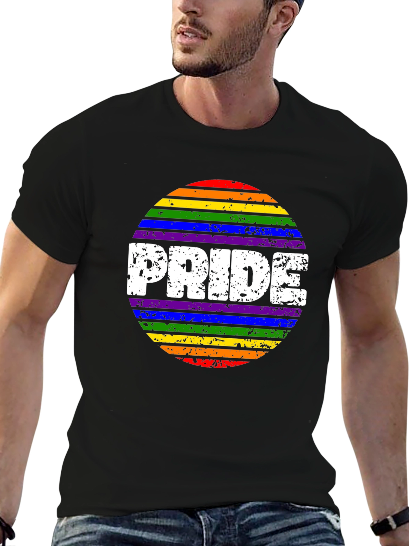 Pride Rainbow Graphic T-Shirt LGBTQ