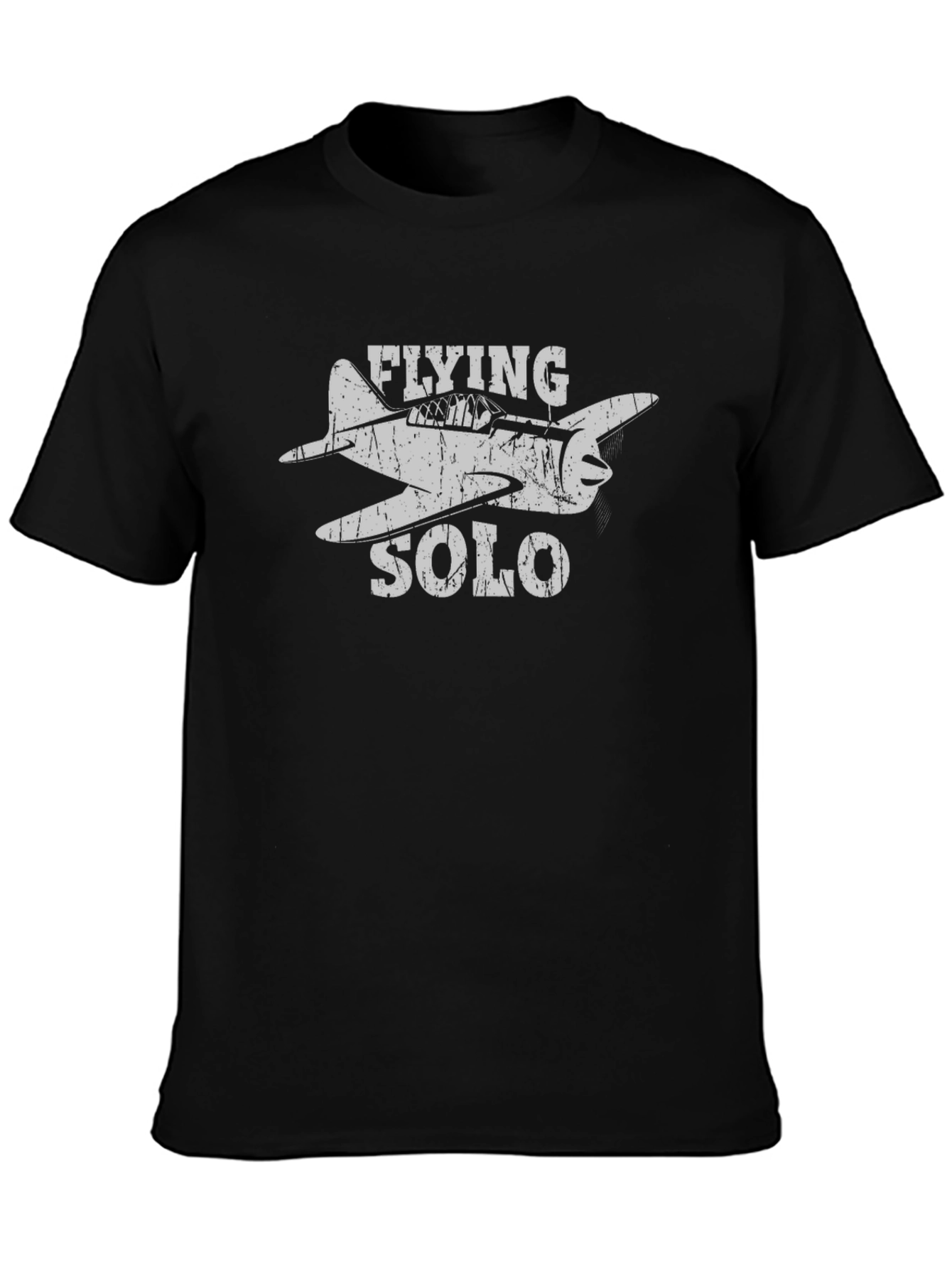 Flying Solo T-Shirt - Airplane Graphic Tee