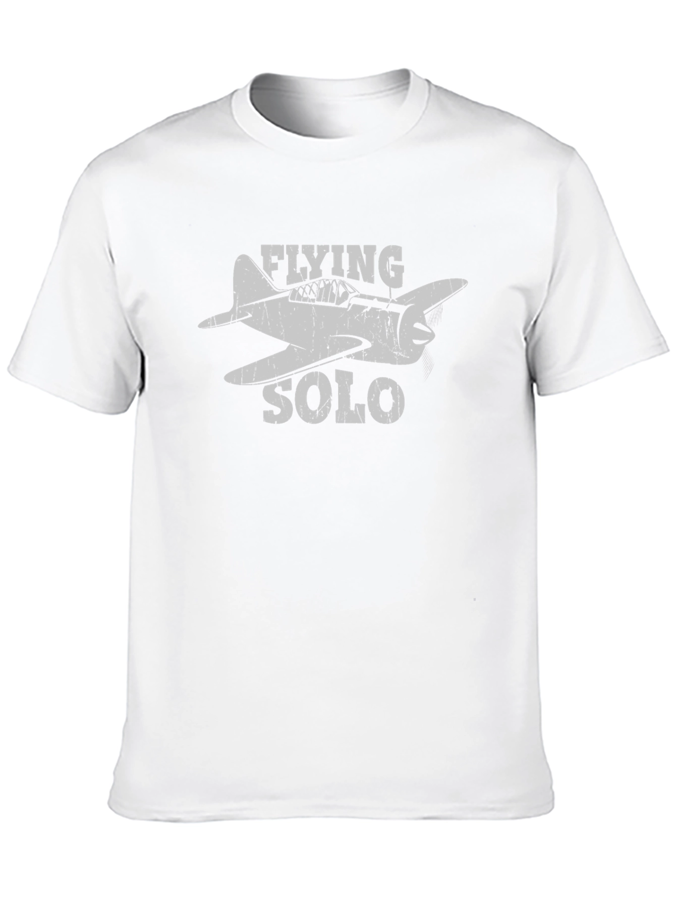 Flying Solo T-Shirt - Airplane Graphic Tee