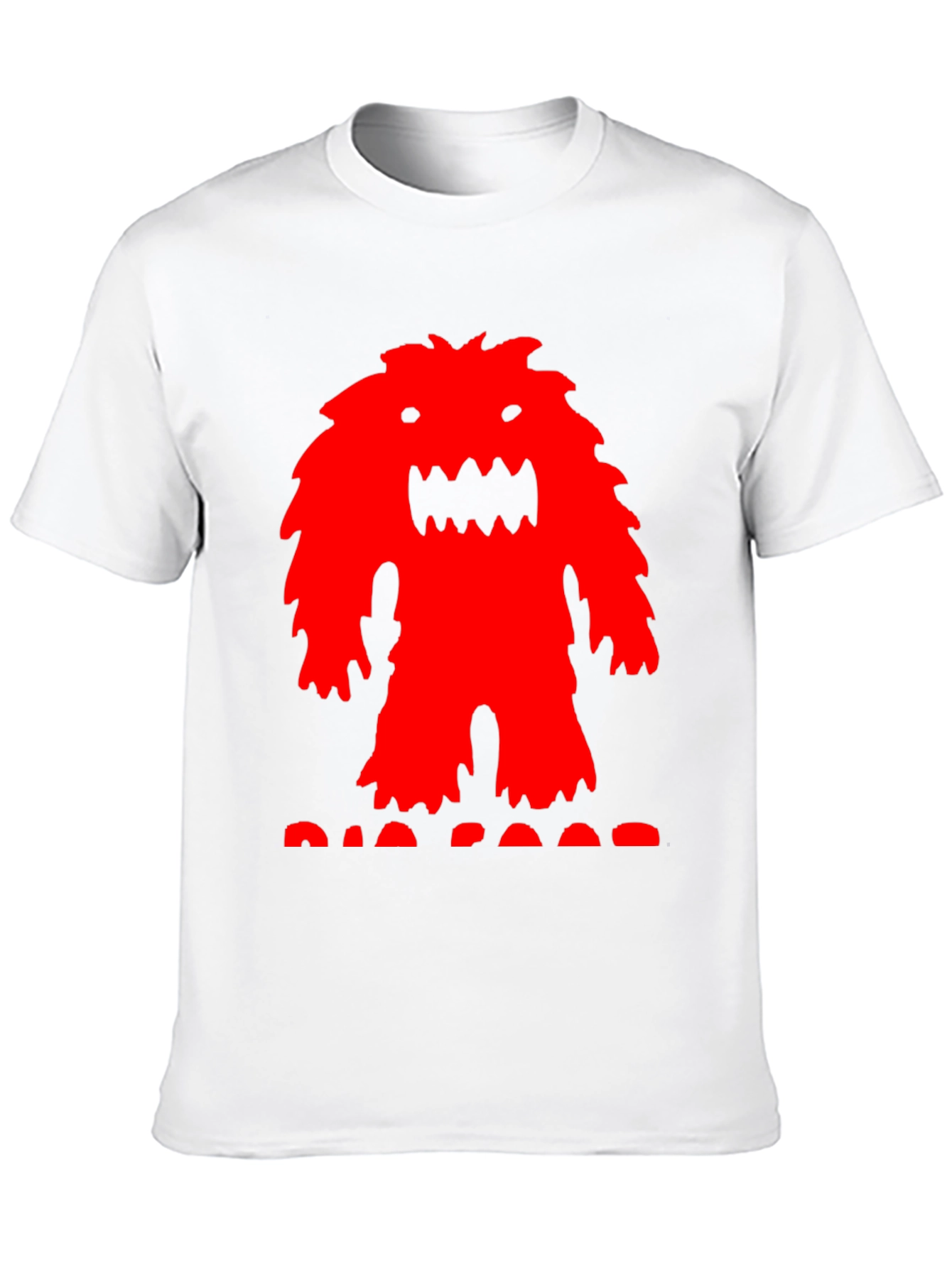 Monster Graphic Tee - Black Cotton T-Shirt