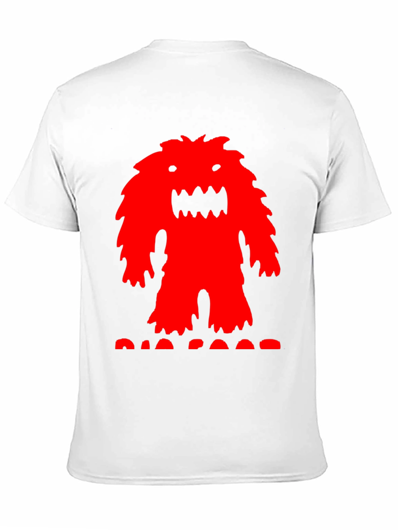 Monster Graphic Tee - Black Cotton T-Shirt