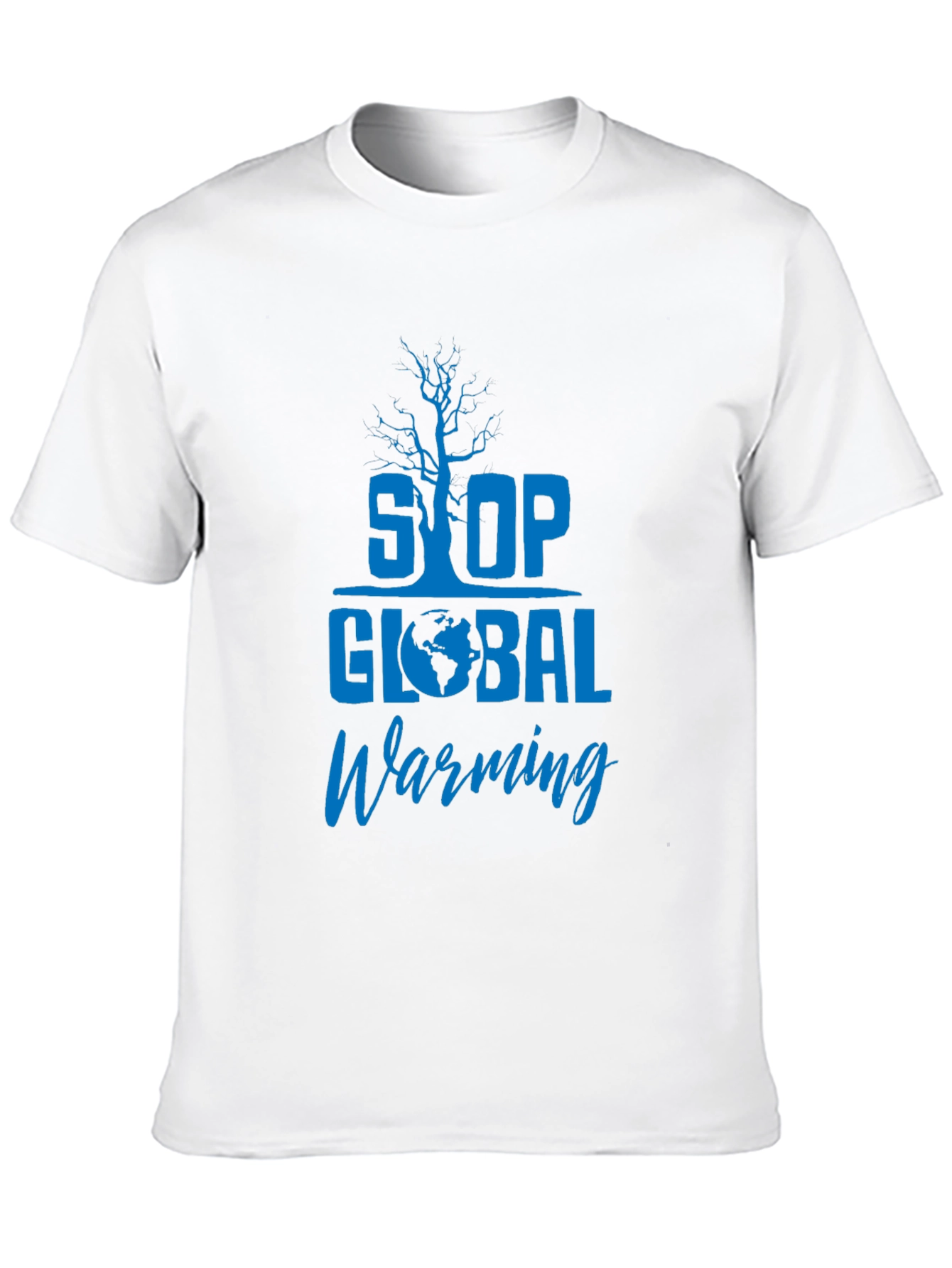 Stop Global Warming Graphic Tee - Earth Awareness