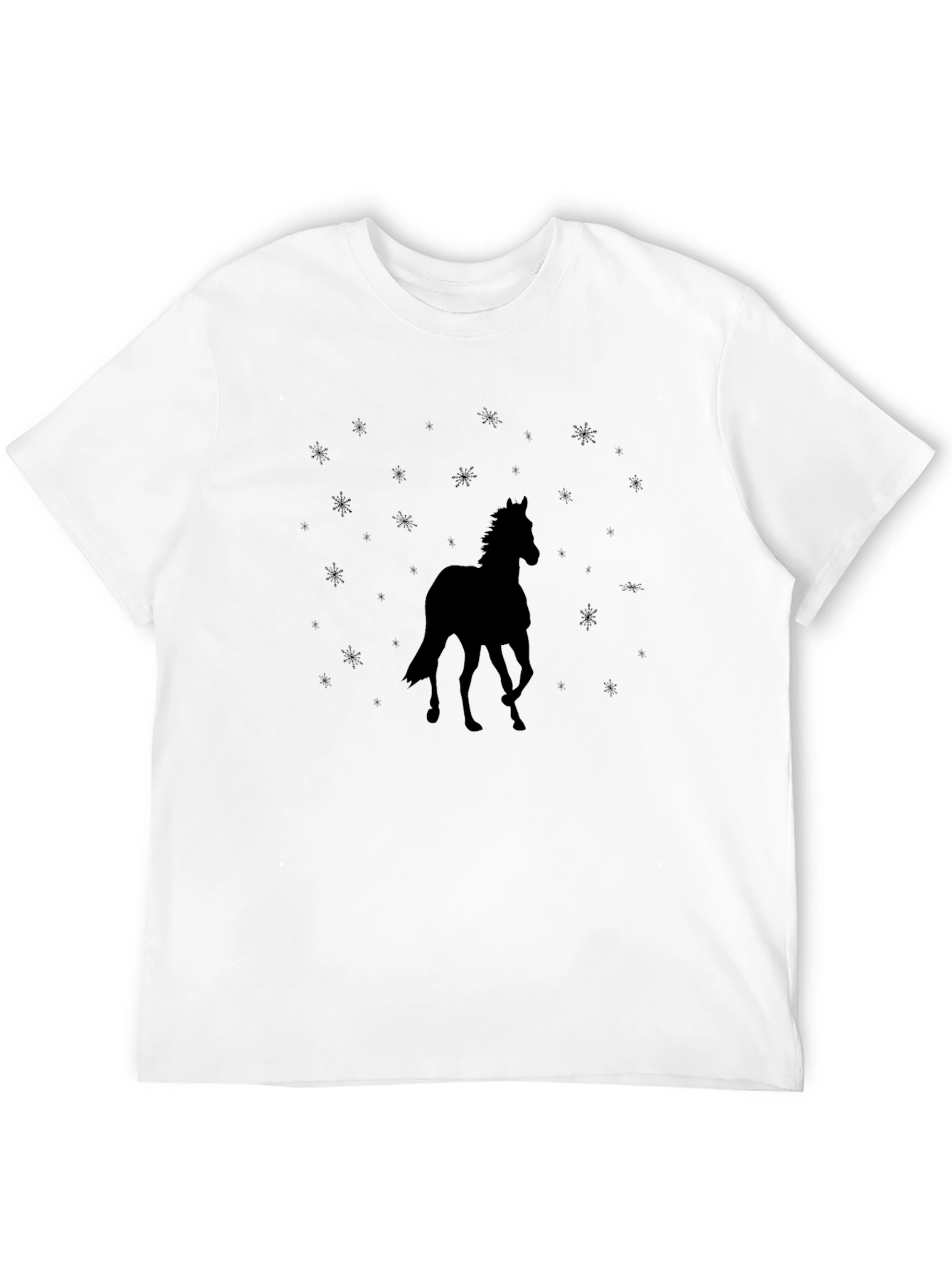 Black Horse Silhouette Graphic Tee