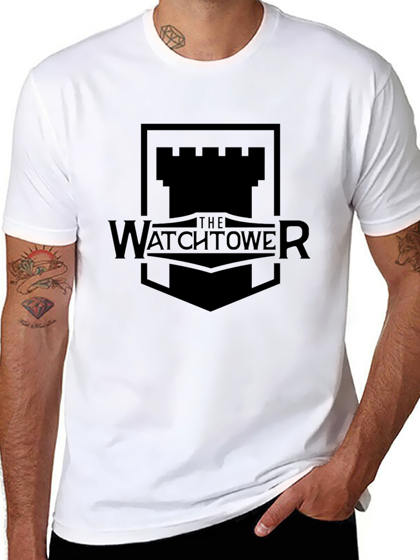 The Watchtower Black Graphic Tee