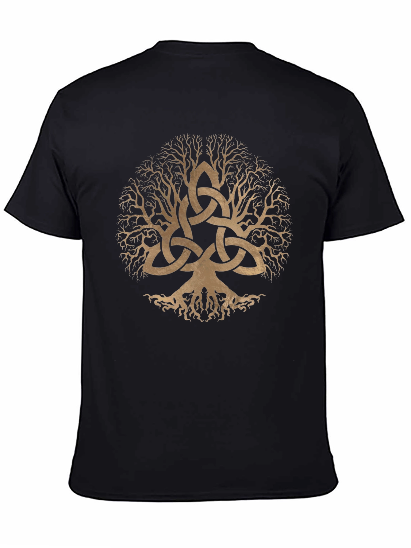 Celtic Tree of Life Graphic Tee - Black