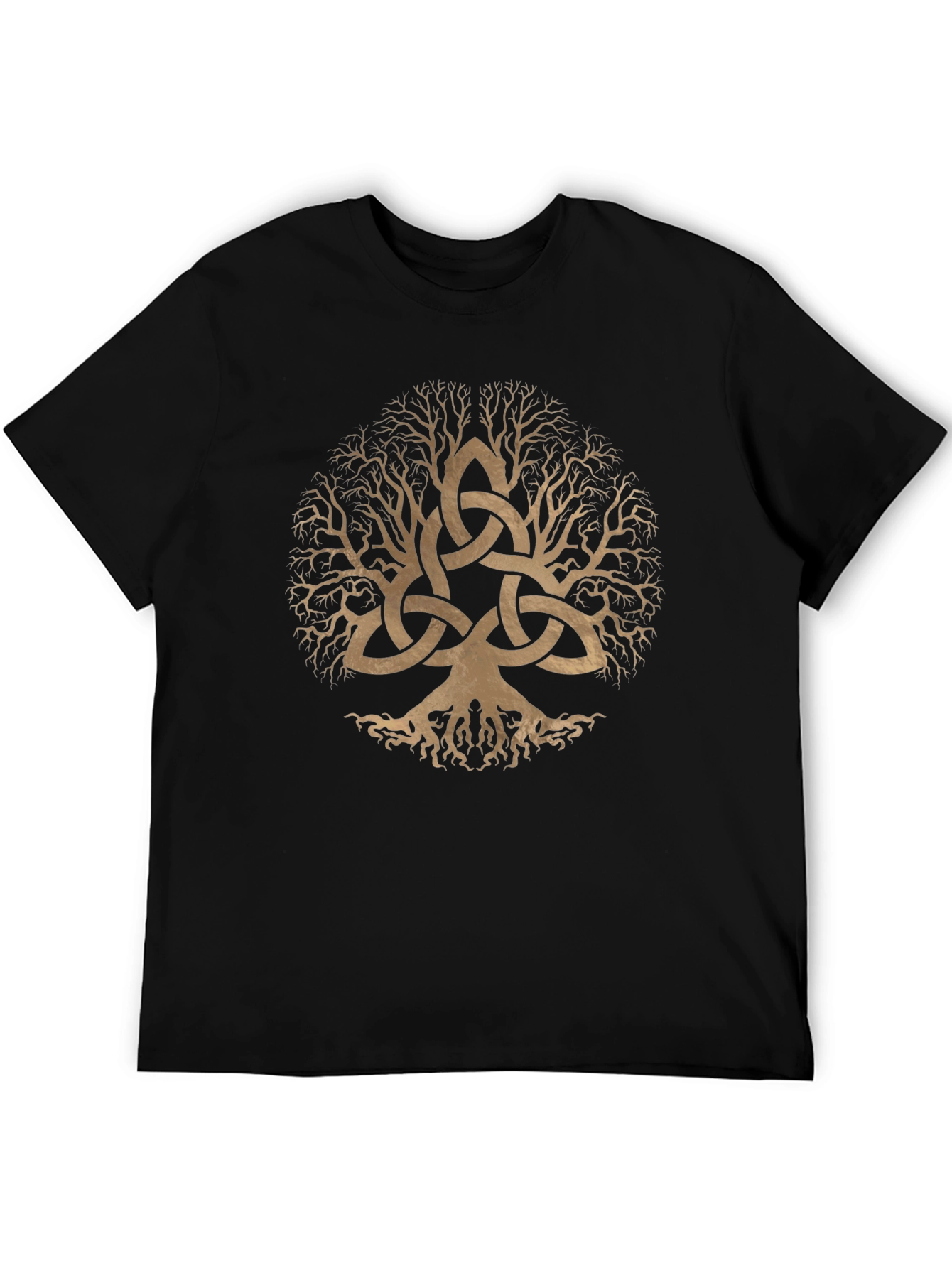 Celtic Tree of Life Graphic Tee - Black