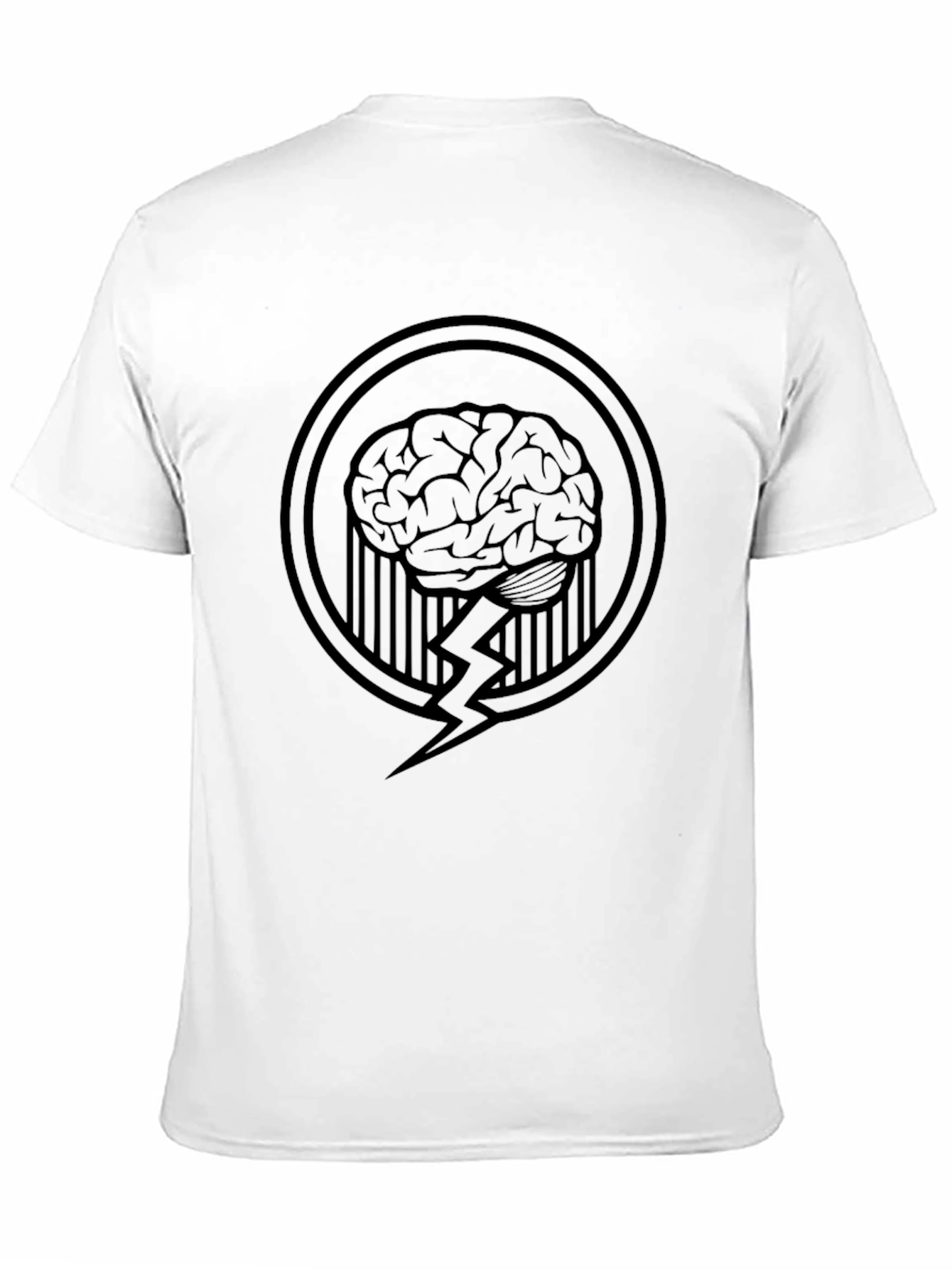 Brain Power Graphic Tee - Black