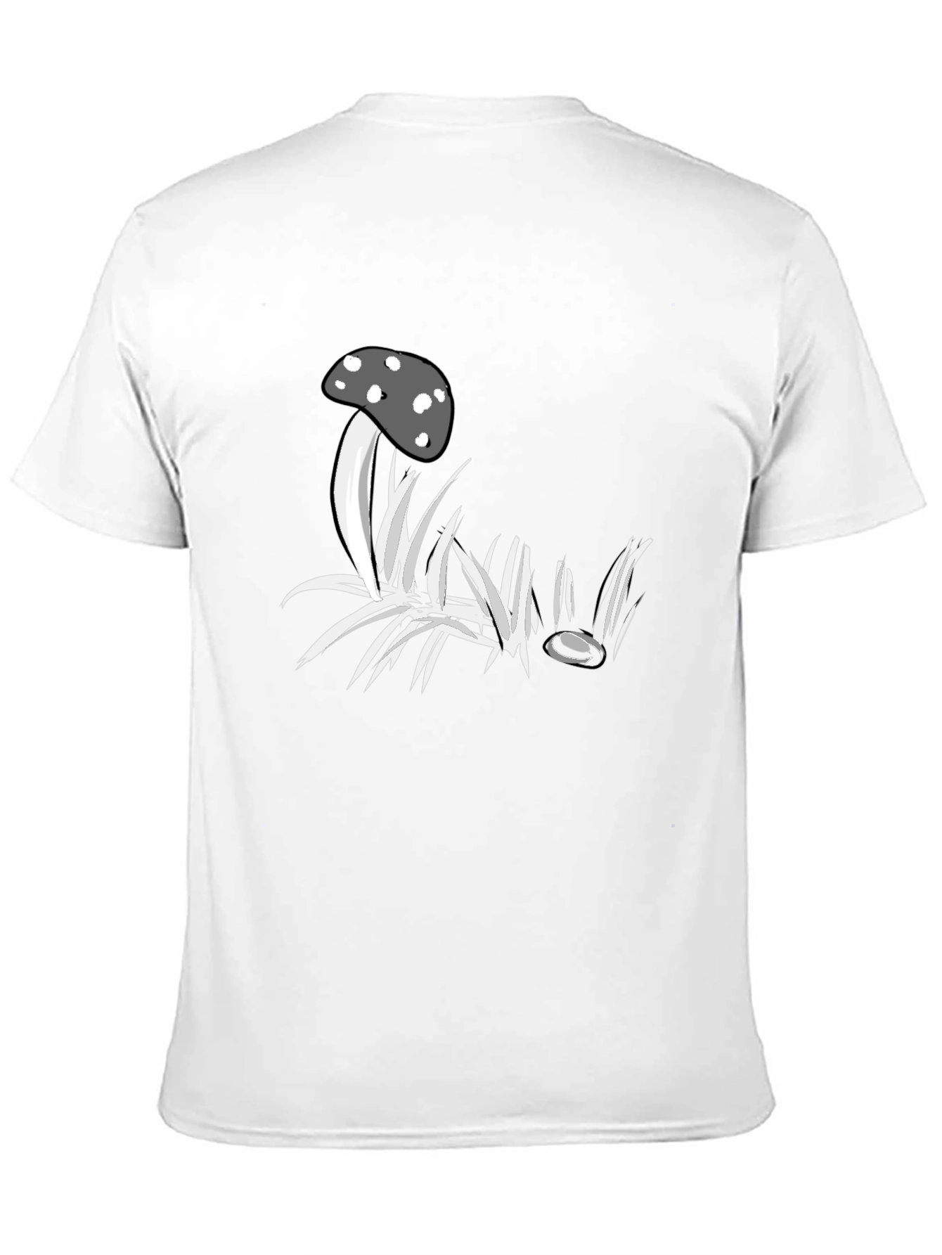 Mushroom Graphic Black T-Shirt - Unique Design
