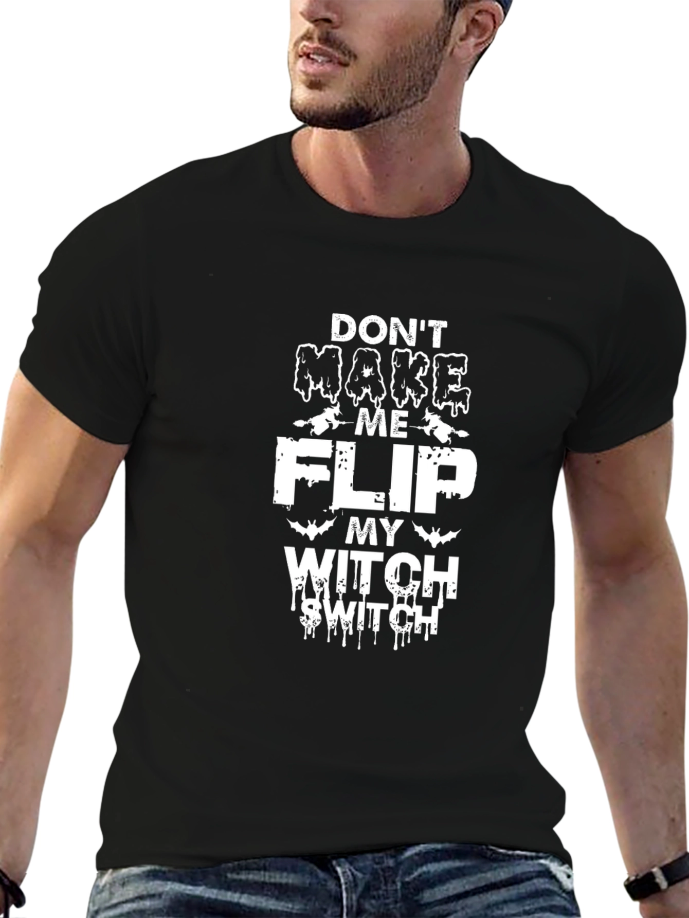 Dont Make Me Flip My Witch Switch Halloween T-Shirt