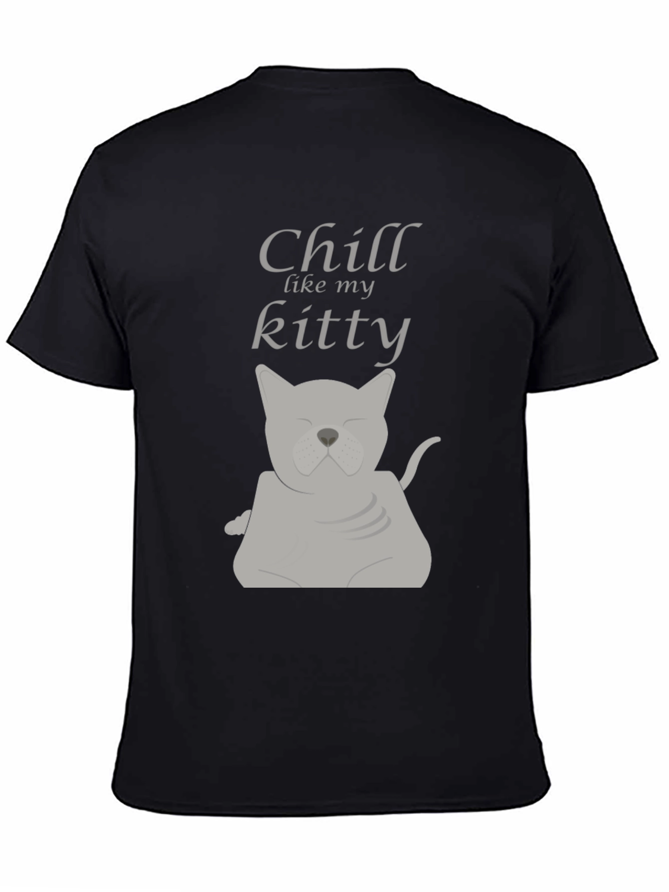 Chill Like My Kitty Graphic Tee - Relaxed Fit