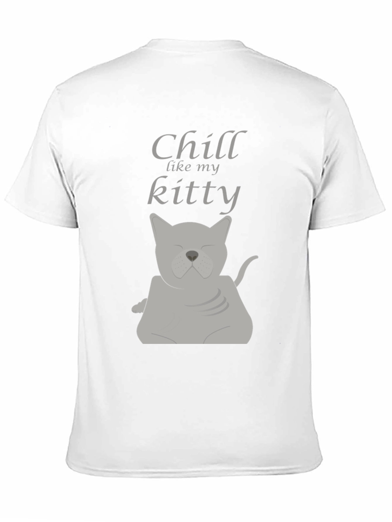 Chill Like My Kitty Graphic Tee - Relaxed Fit