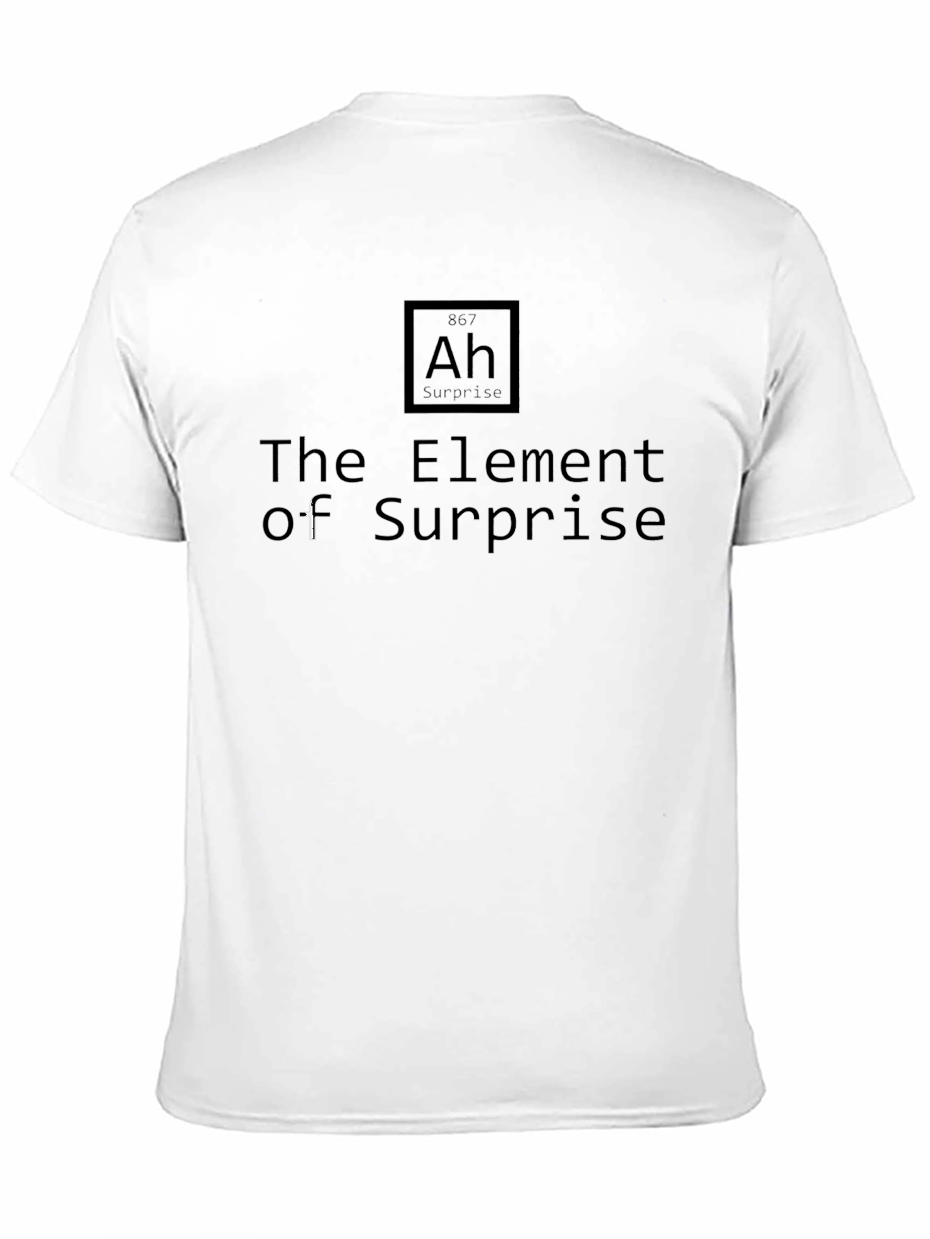 Element of Surprise - Black Cotton Tee