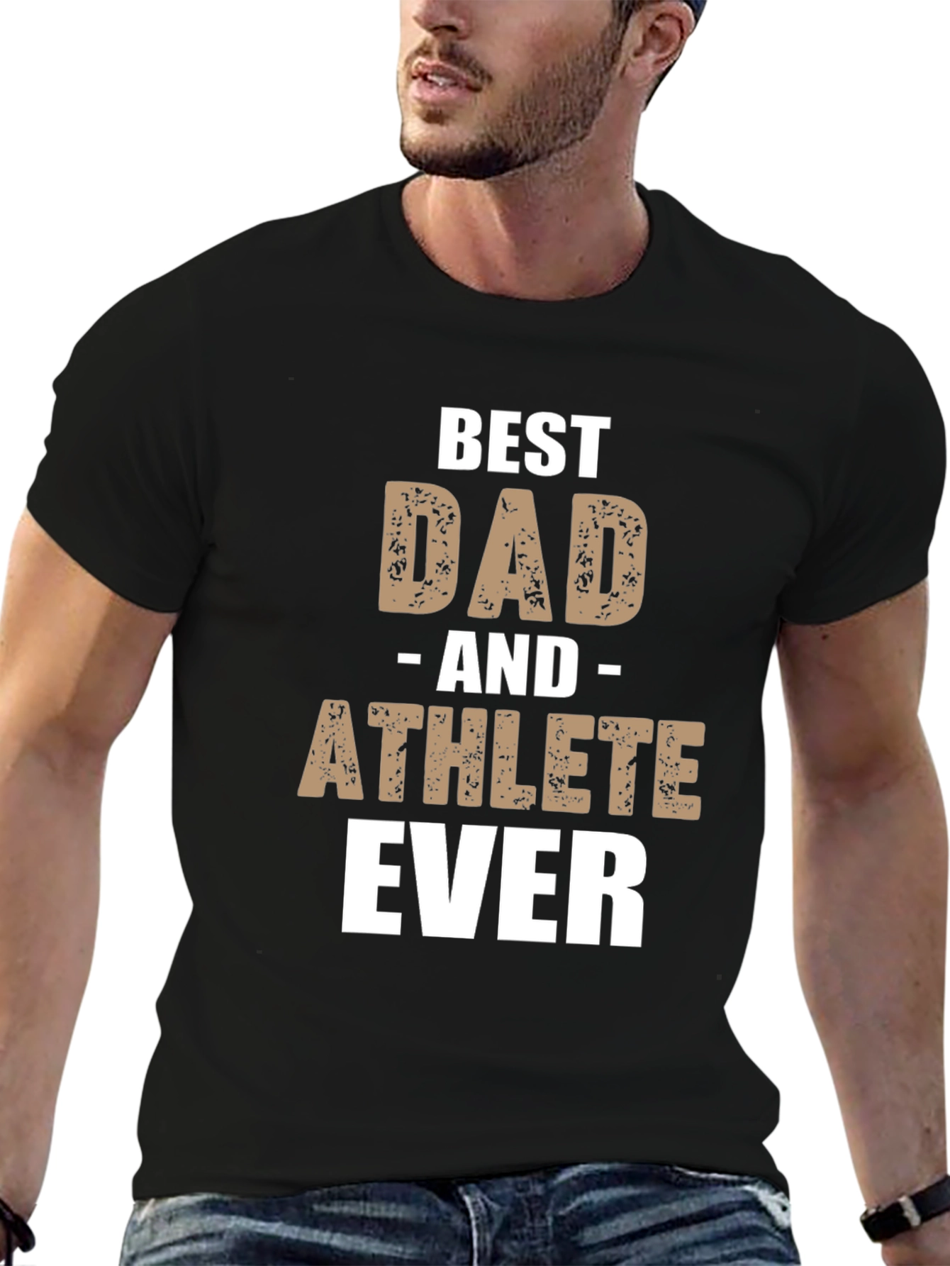 Best Dad and Athlete Ever T-Shirt - Perfect Gift