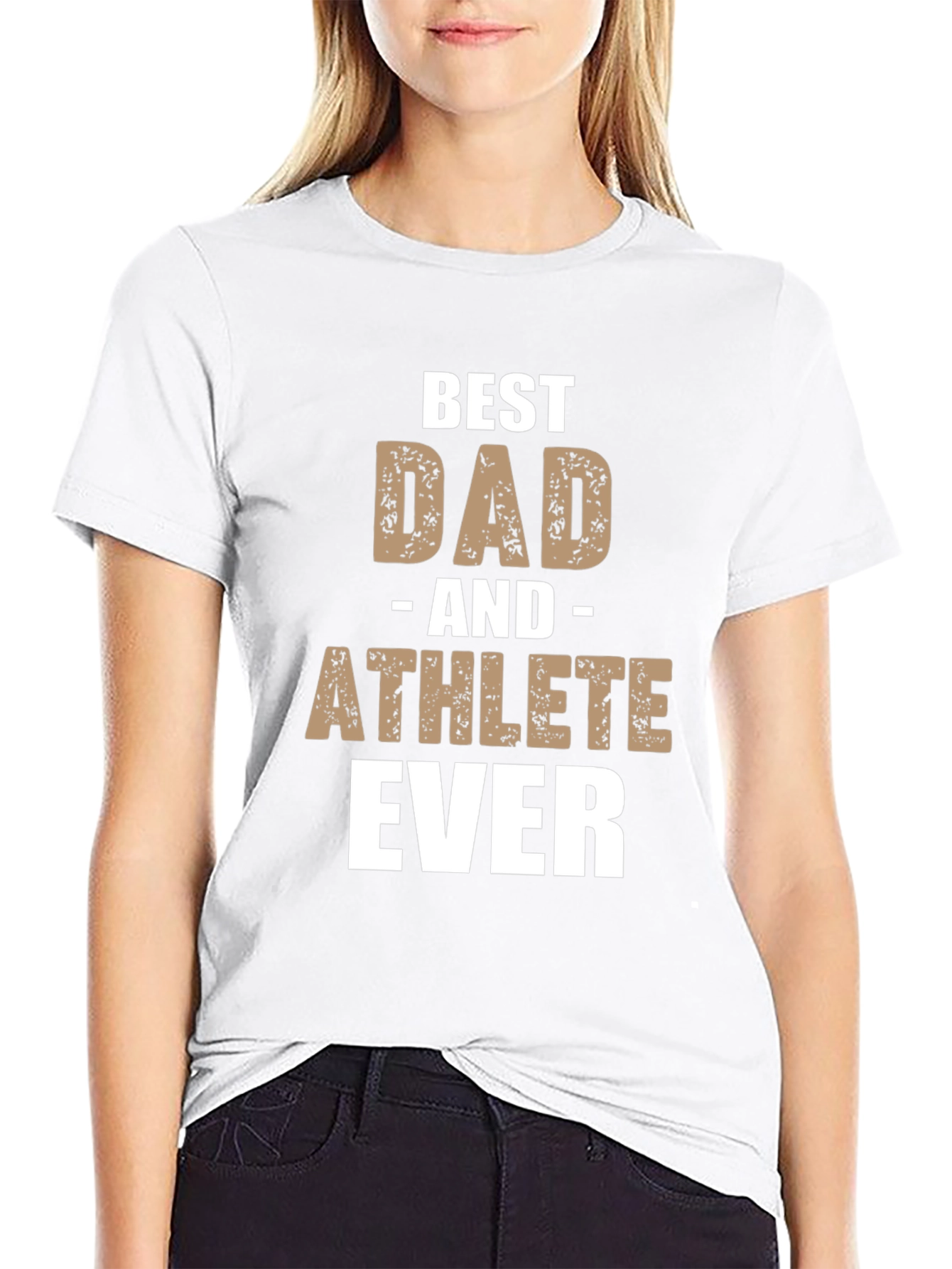 Best Dad and Athlete Ever T-Shirt - Perfect Gift