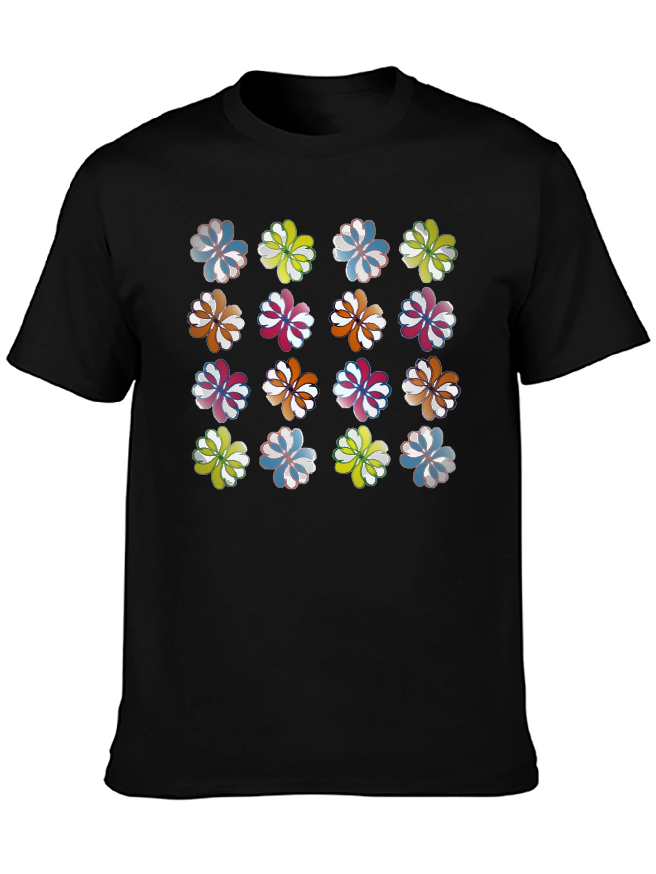 Floral Print T-Shirt - Stylish Everyday Wear
