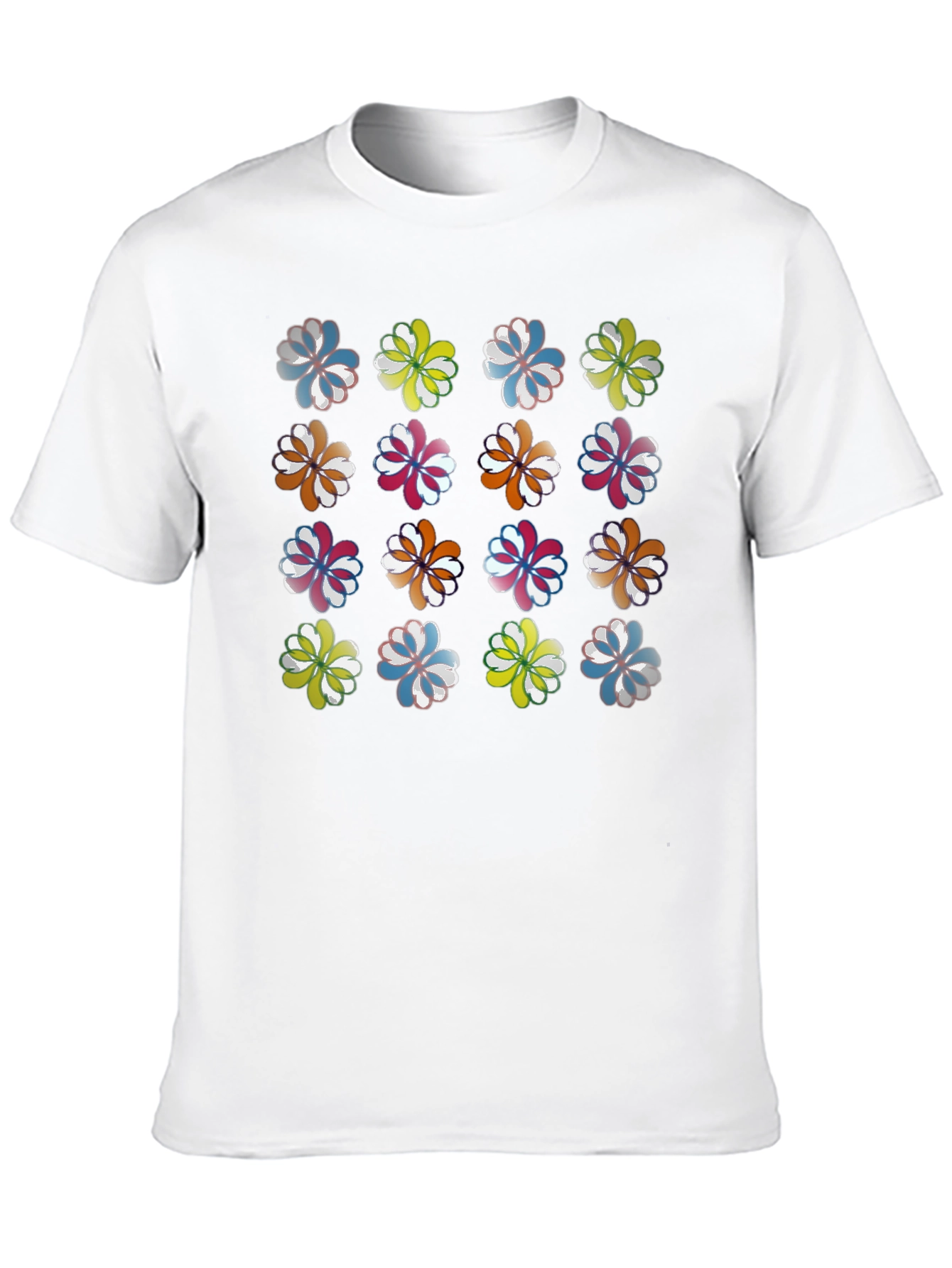 Floral Print T-Shirt - Stylish Everyday Wear