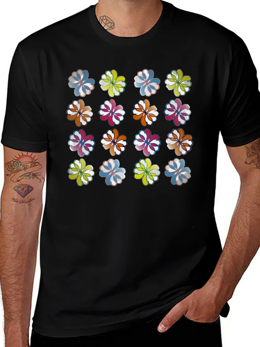 Floral Print T-Shirt - Stylish Everyday Wear