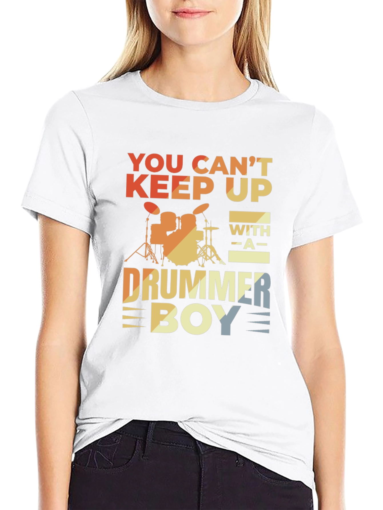 Drummer Boy Graphic Tee - Music Lover T-Shirt