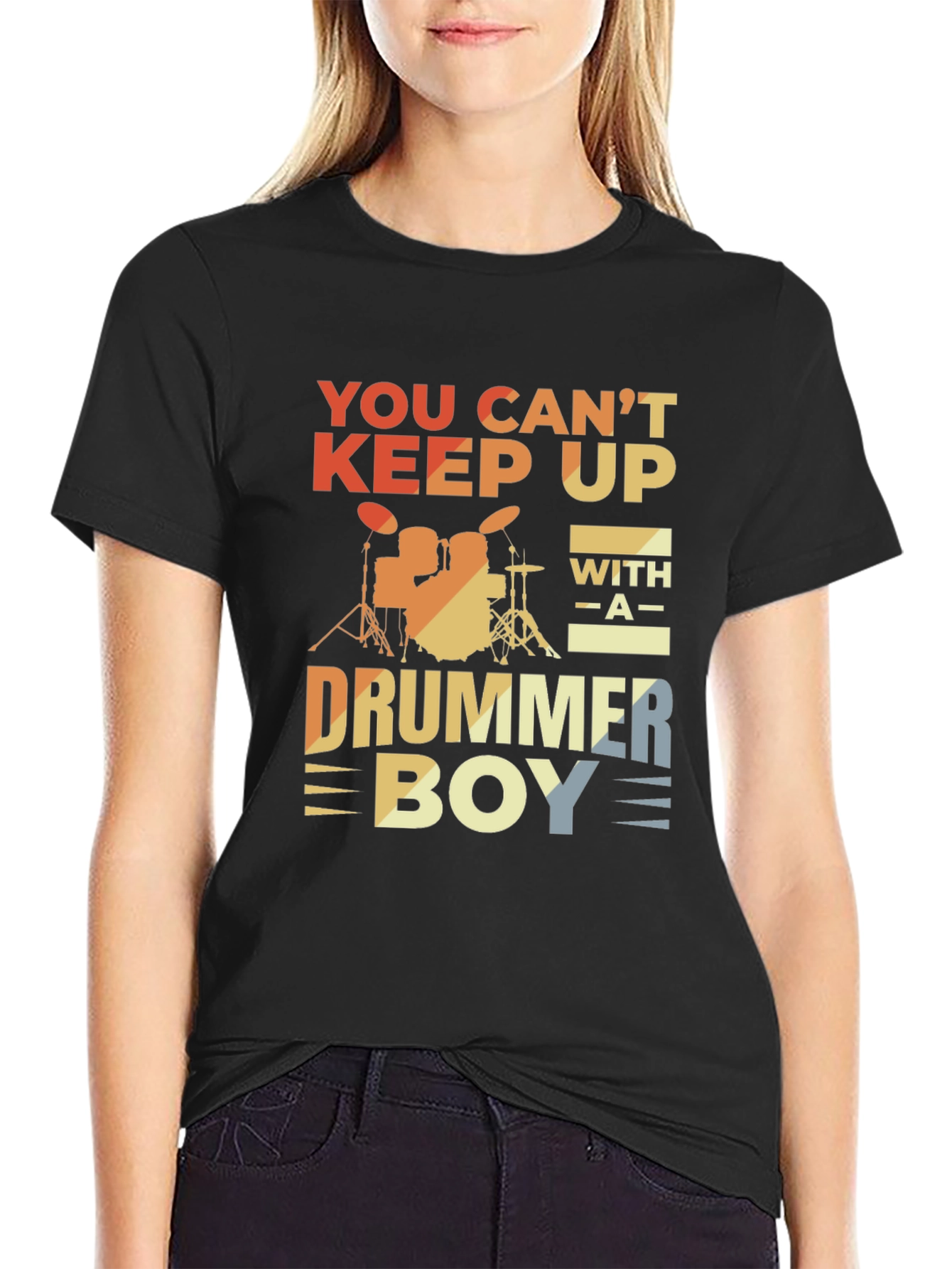 Drummer Boy Graphic Tee - Music Lover T-Shirt