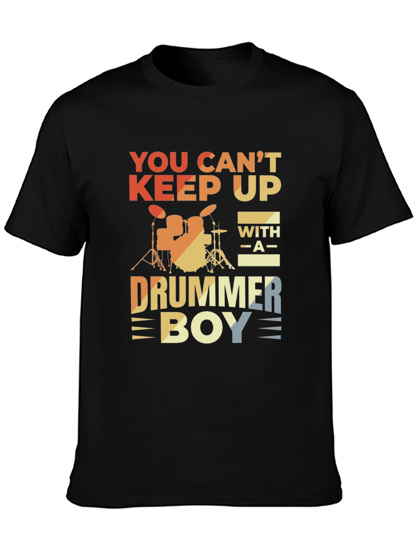 Drummer Boy Graphic Tee - Music Lover T-Shirt
