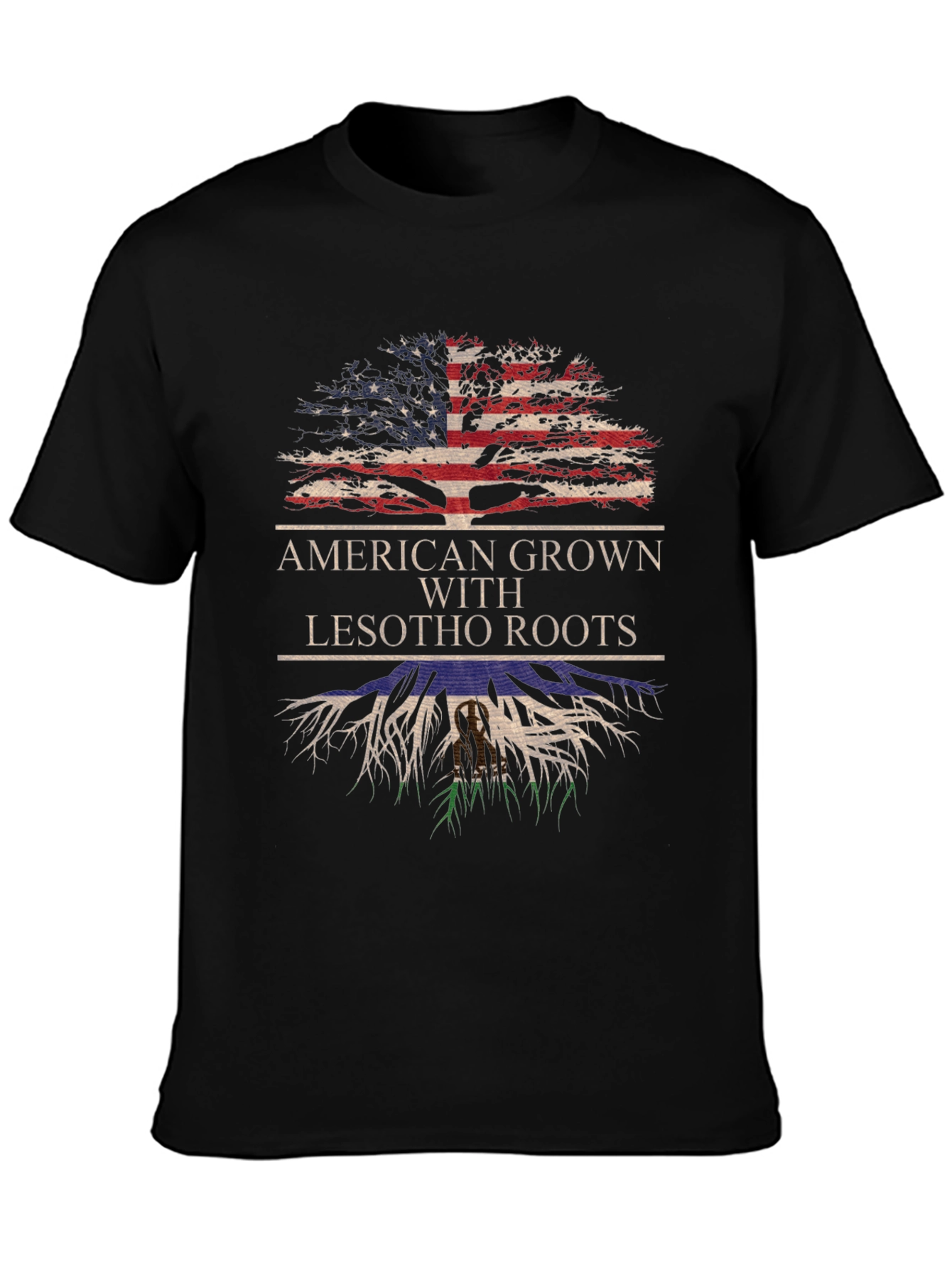 American Grown with Lesotho Roots T-Shirt