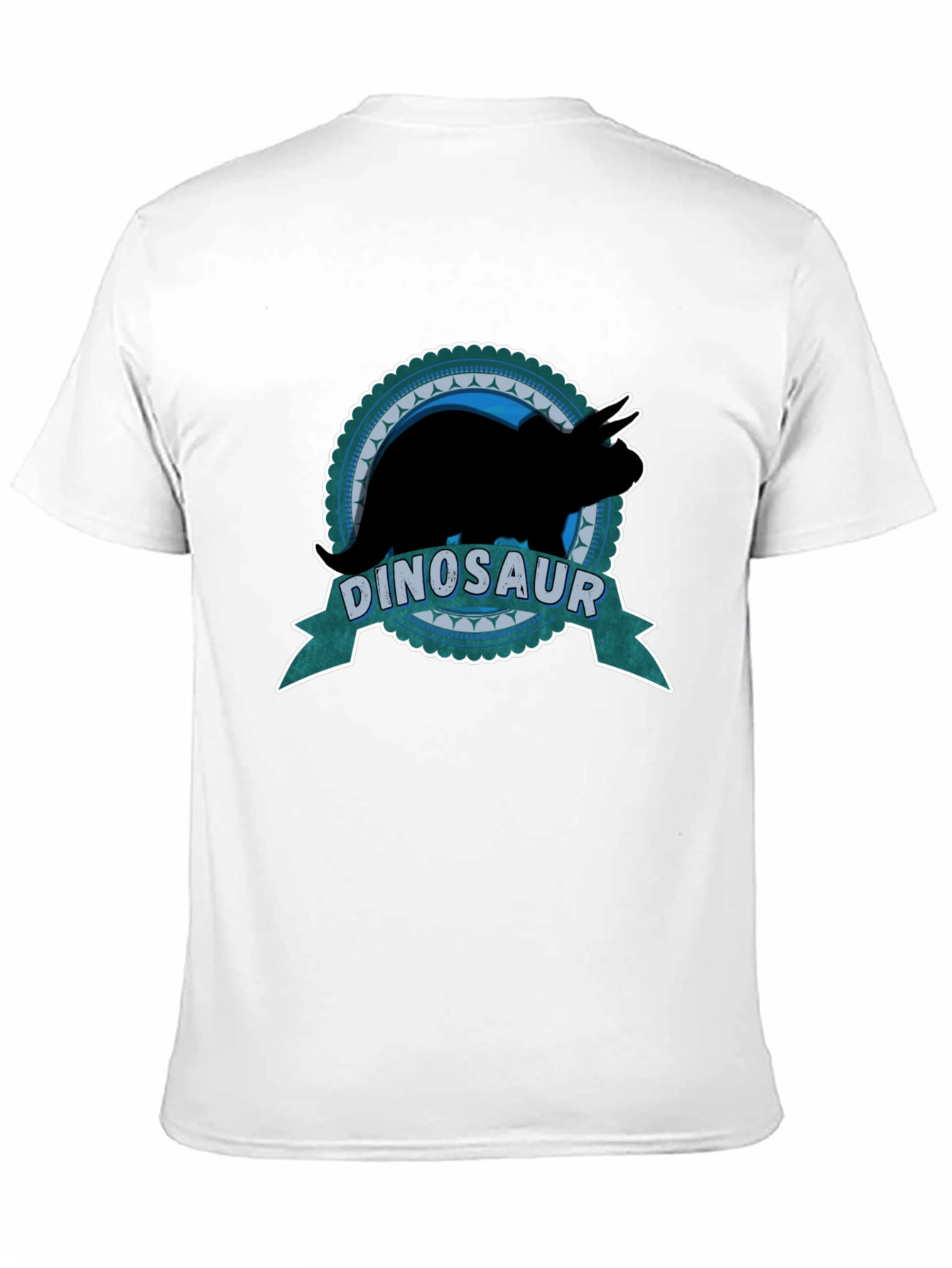 Dinosaur Graphic Tee - Triceratops Design
