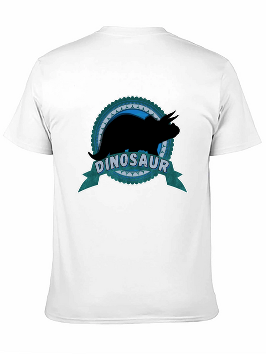 Dinosaur Graphic Tee - Triceratops Design