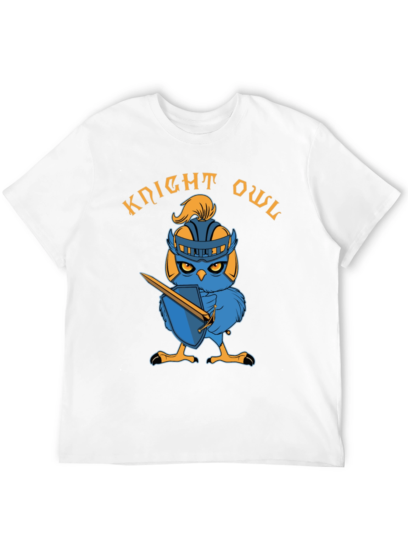 Knight Owl Graphic T-Shirt - Cotton Tee
