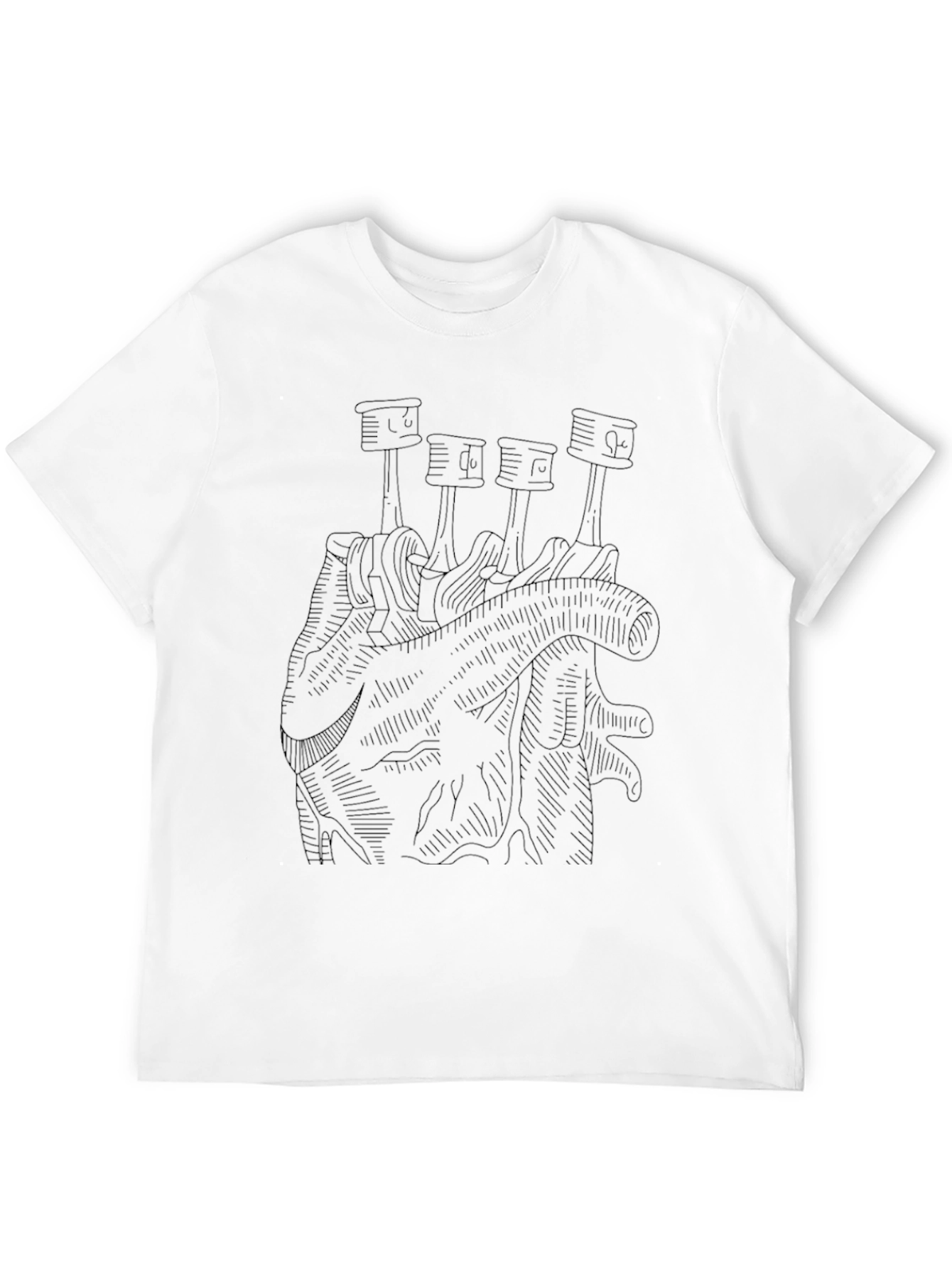 Piston Heart T-Shirt - Graphic Tee
