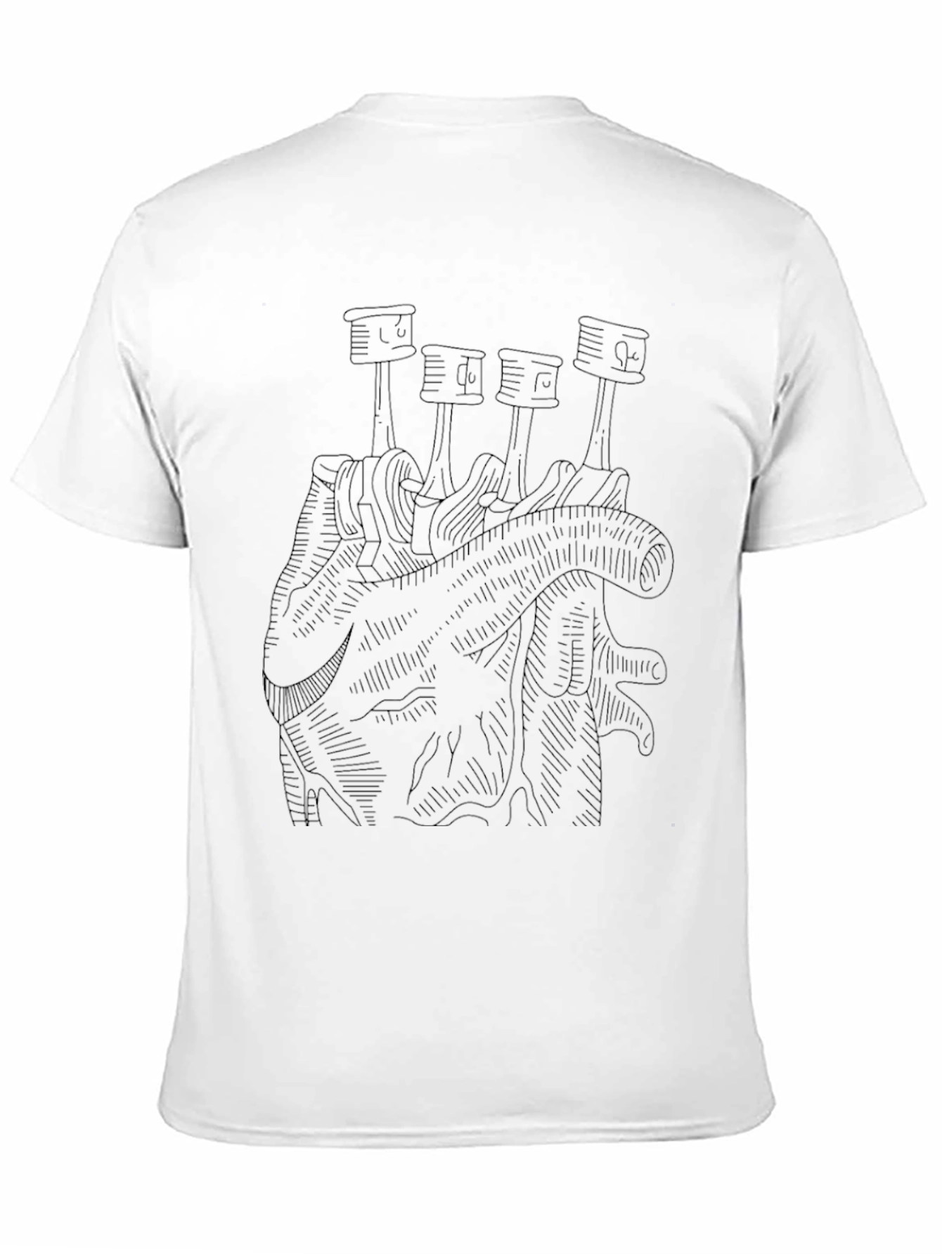Piston Heart T-Shirt - Graphic Tee