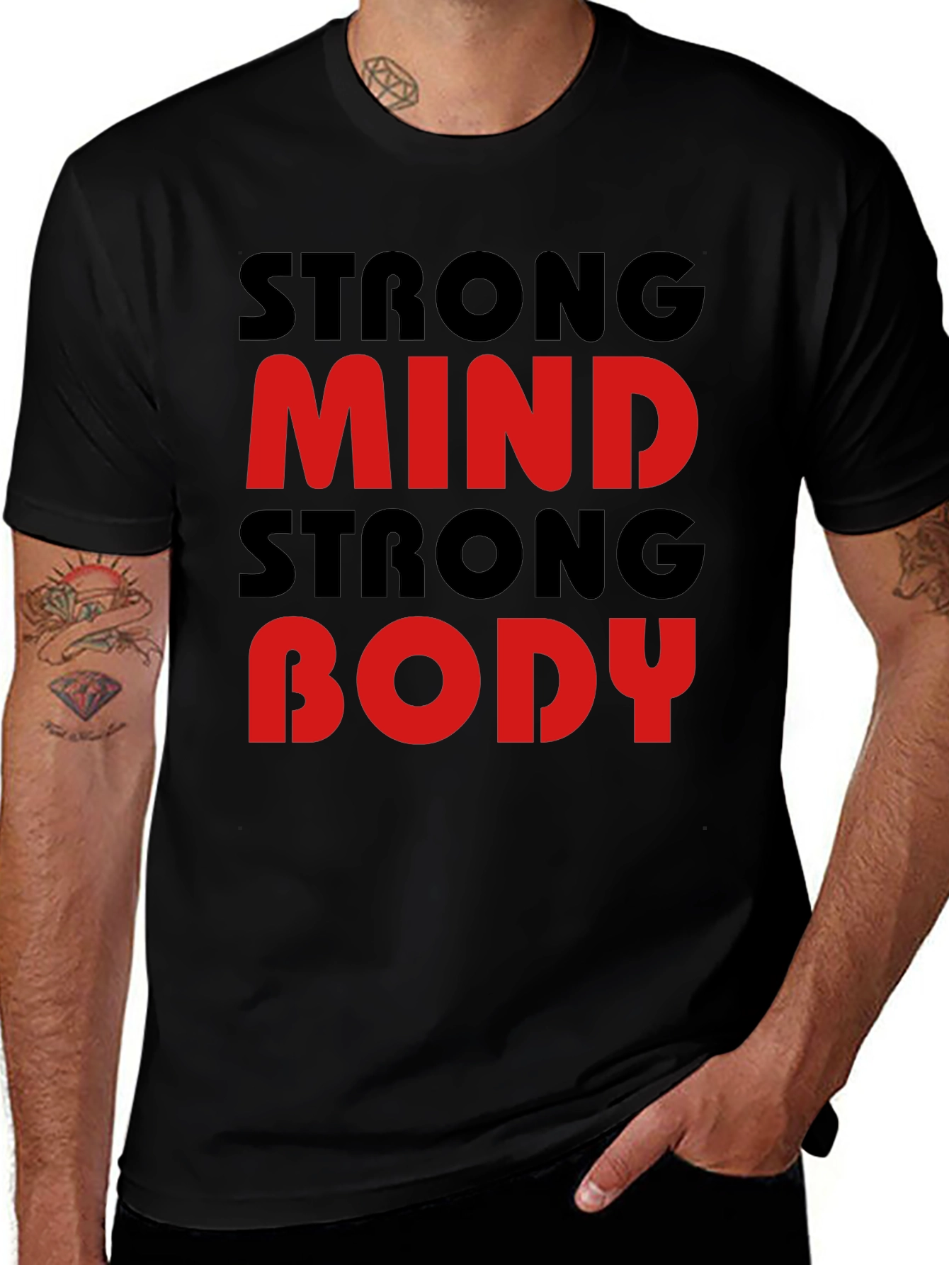 Strong Mind Strong Body Graphic Tee