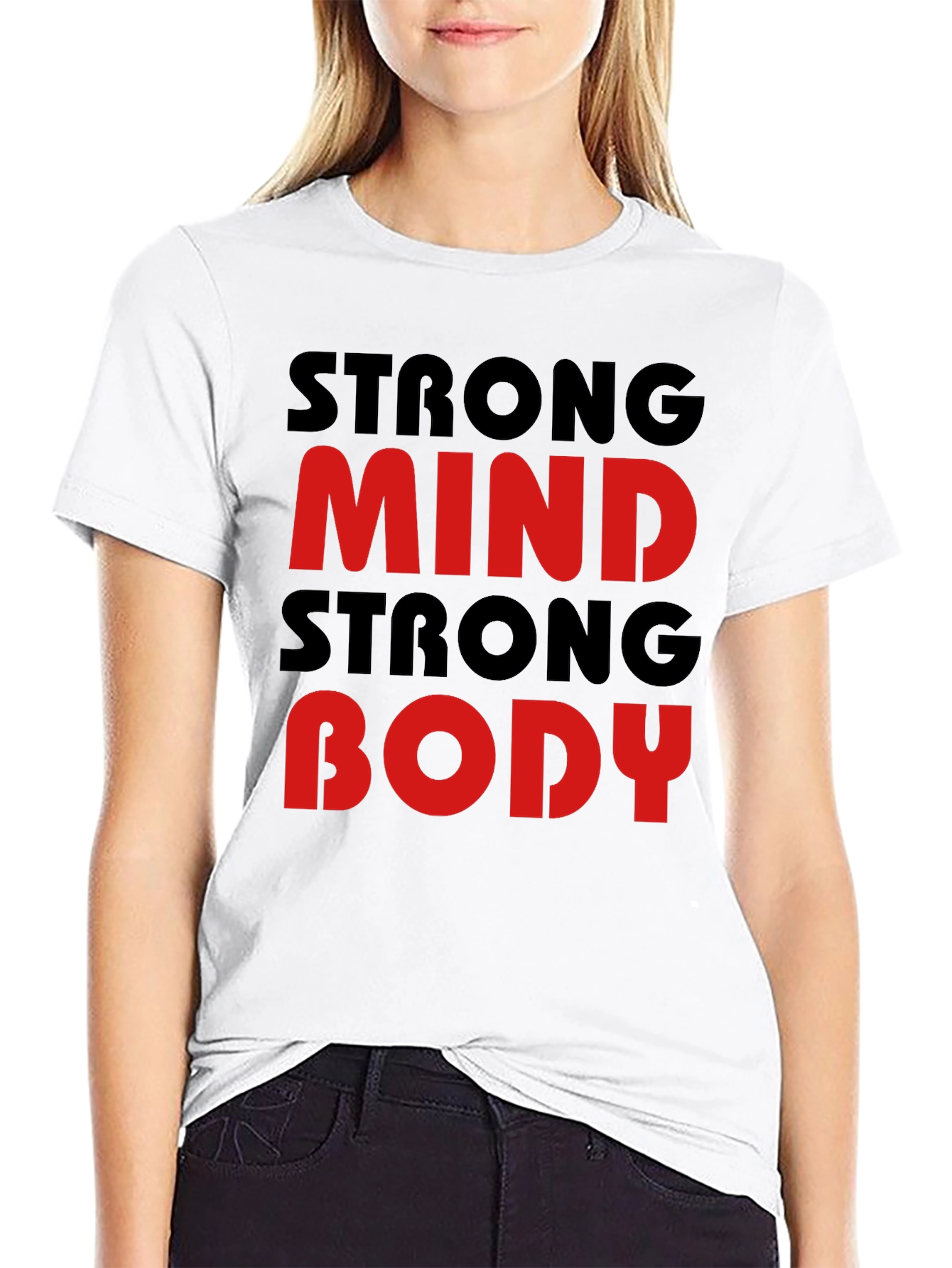 Strong Mind Strong Body Graphic Tee