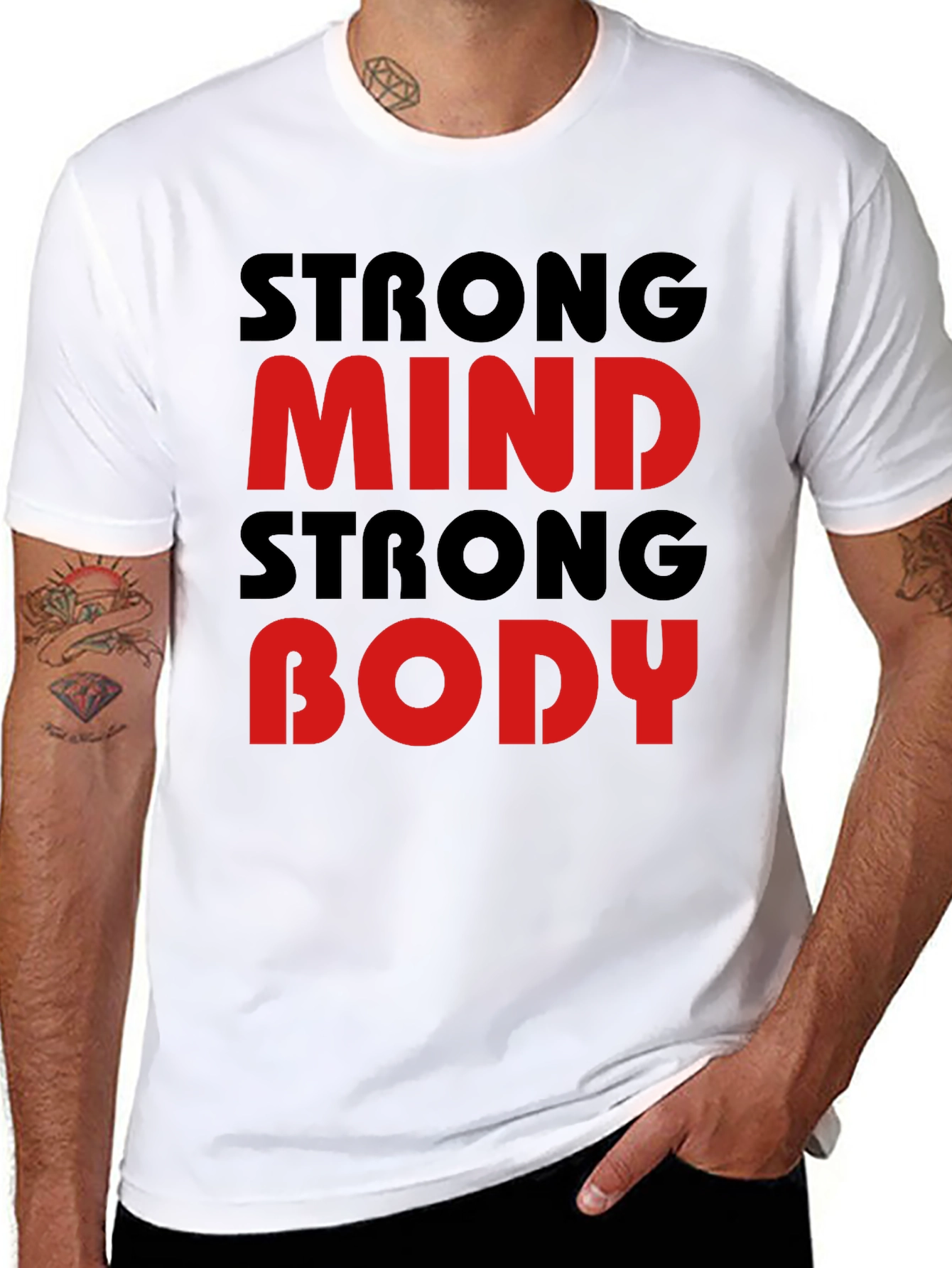 Strong Mind Strong Body Graphic Tee