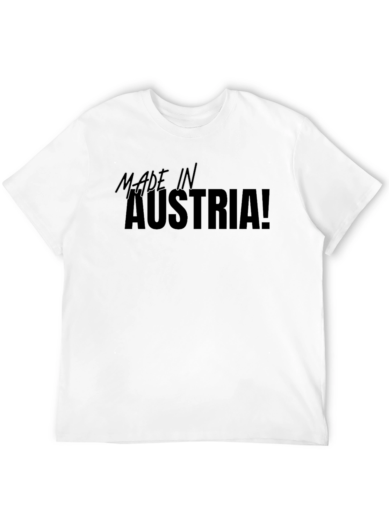Made in Austria T-Shirt - Black Graphic Tee