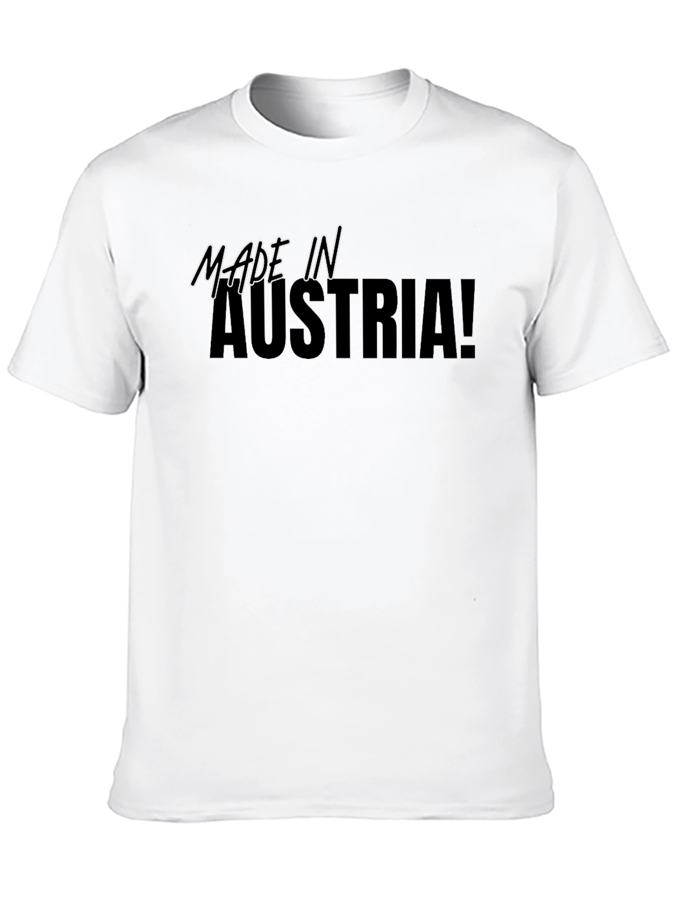Made in Austria T-Shirt - Black Graphic Tee