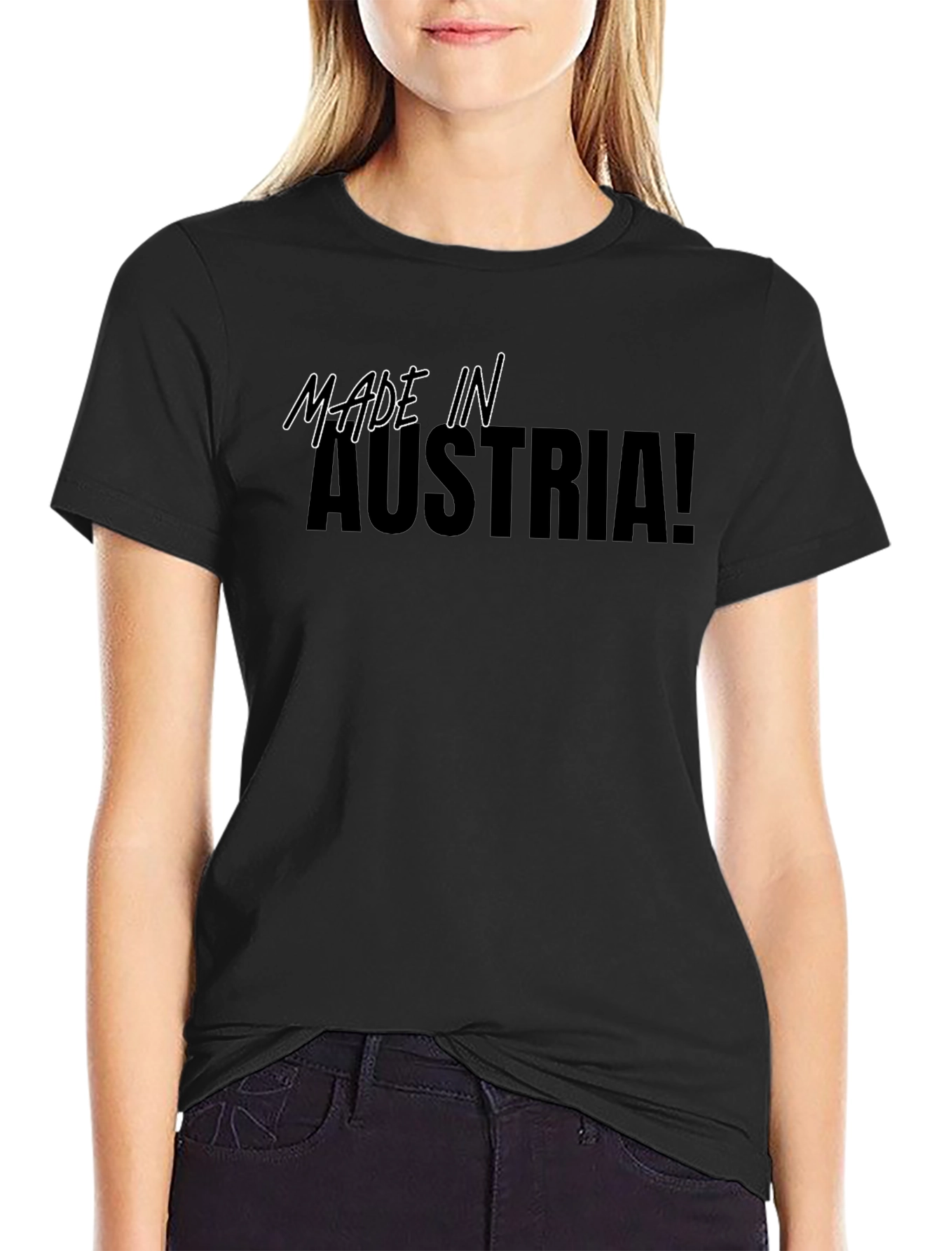 Made in Austria T-Shirt - Black Graphic Tee