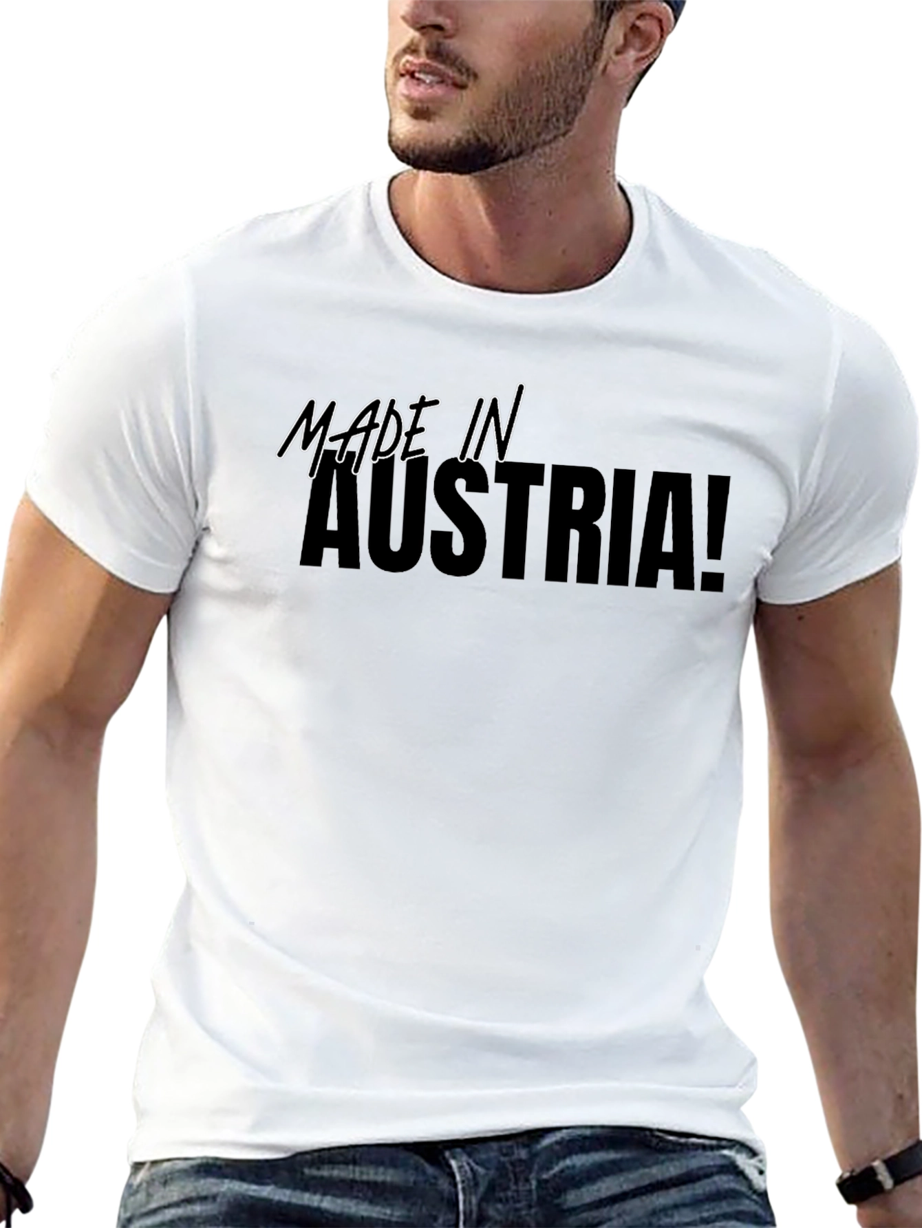 Made in Austria T-Shirt - Black Graphic Tee