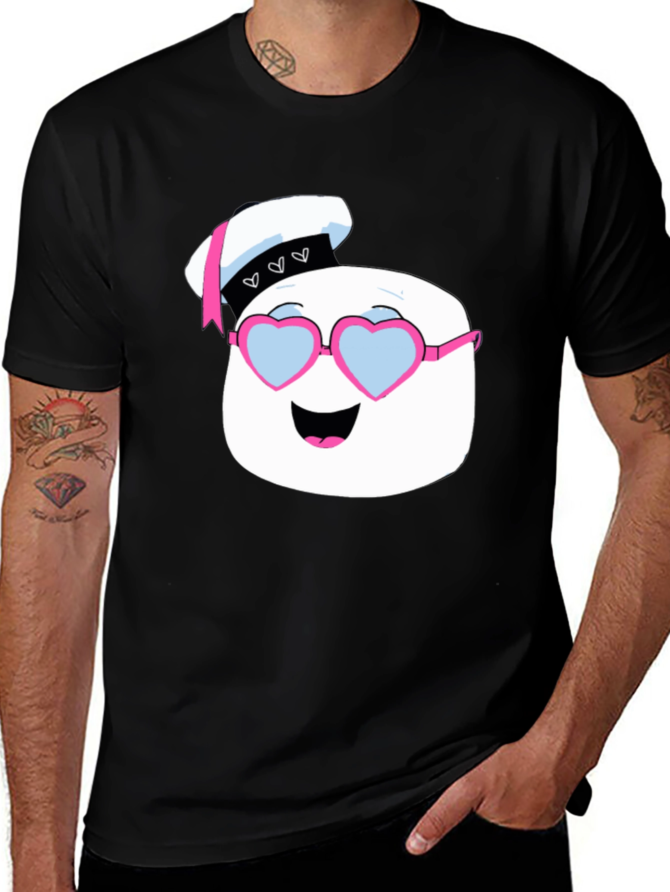 Stay Puft Marshmallow Man Valentines T-Shirt