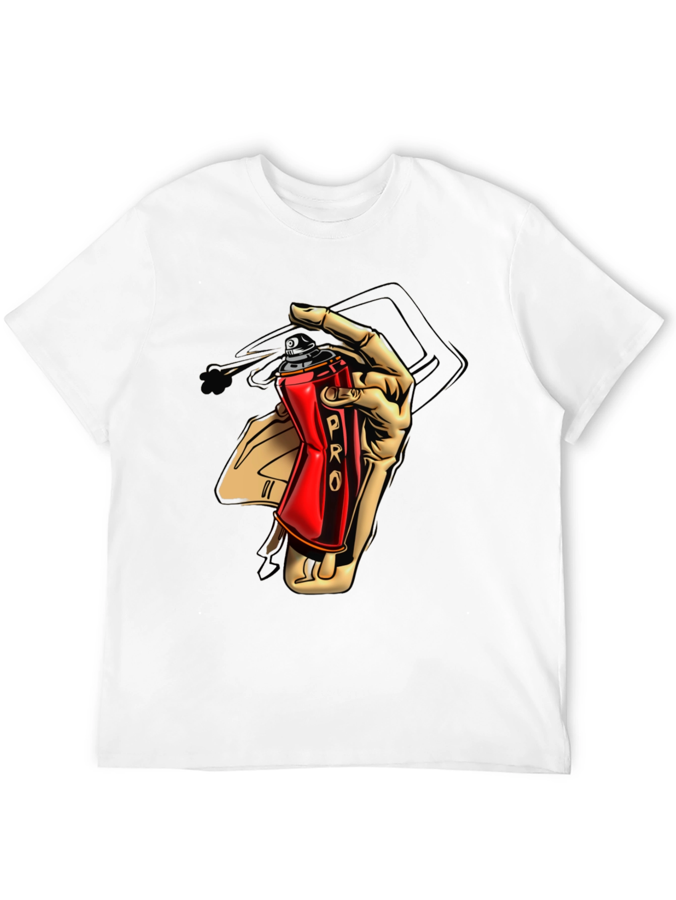 Cool Graffiti Artist Black T-Shirt