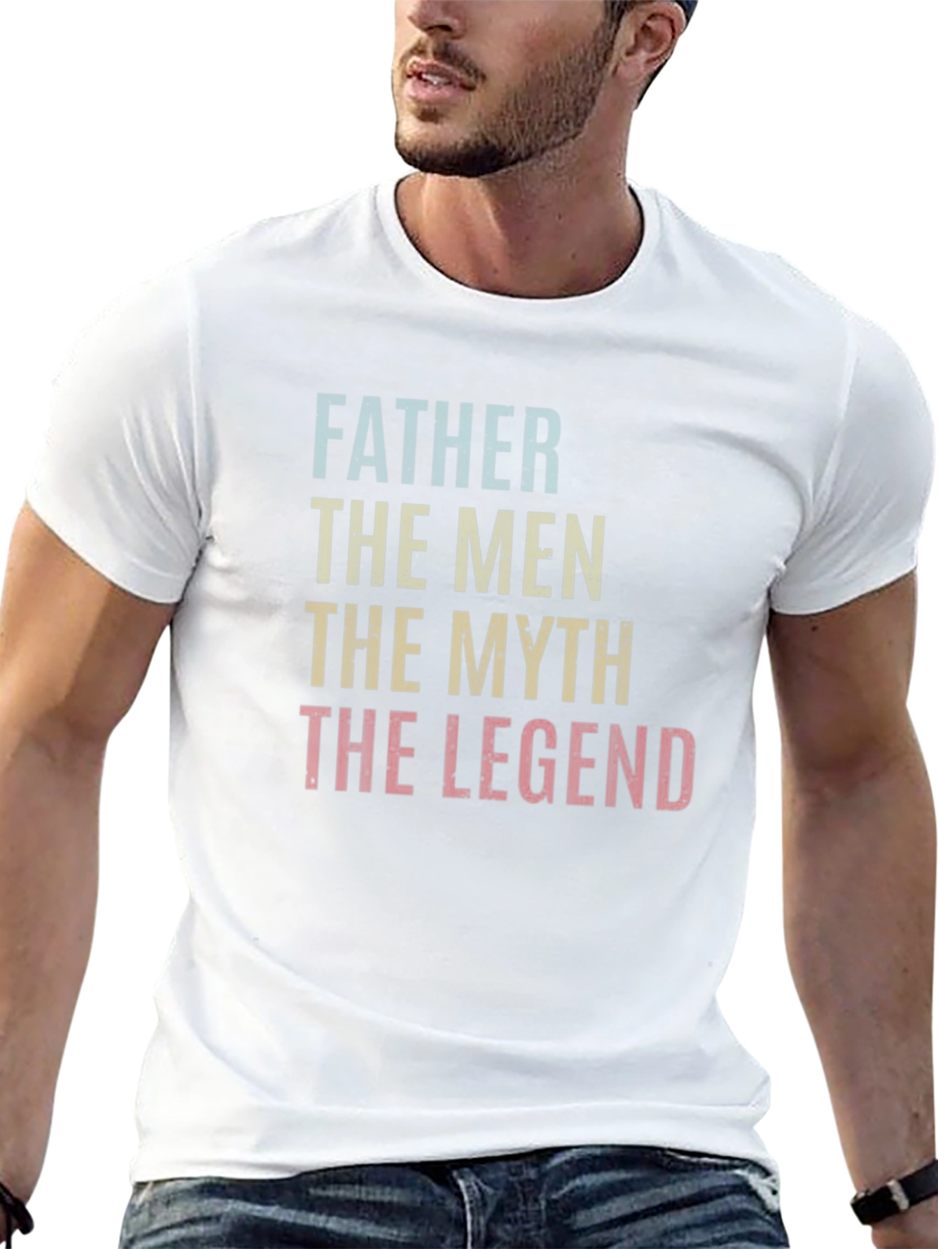 Father The Legend Graphic Tee - Perfect Dad Gift