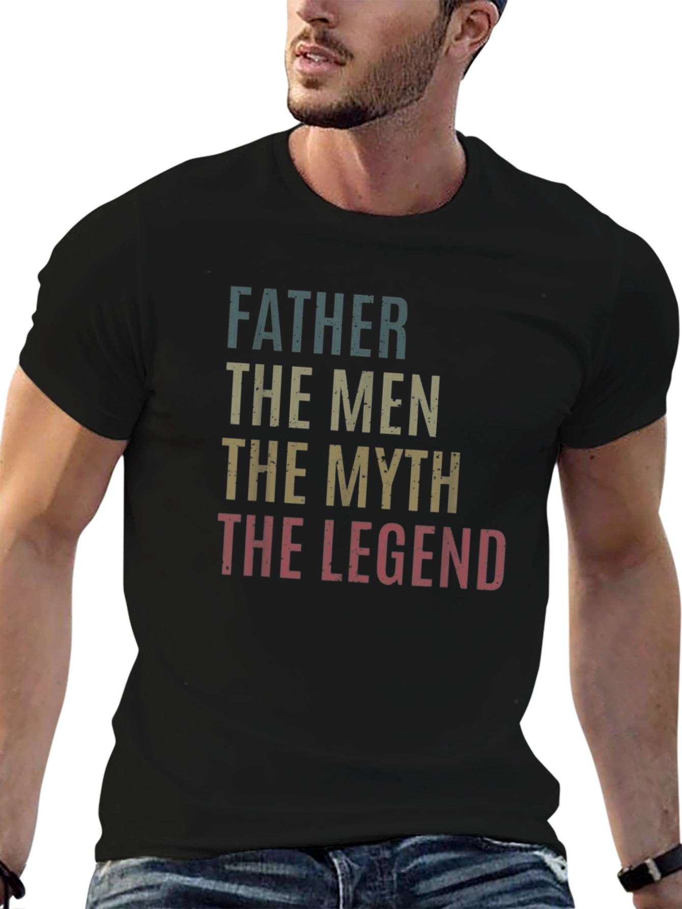 Father The Legend Graphic Tee - Perfect Dad Gift
