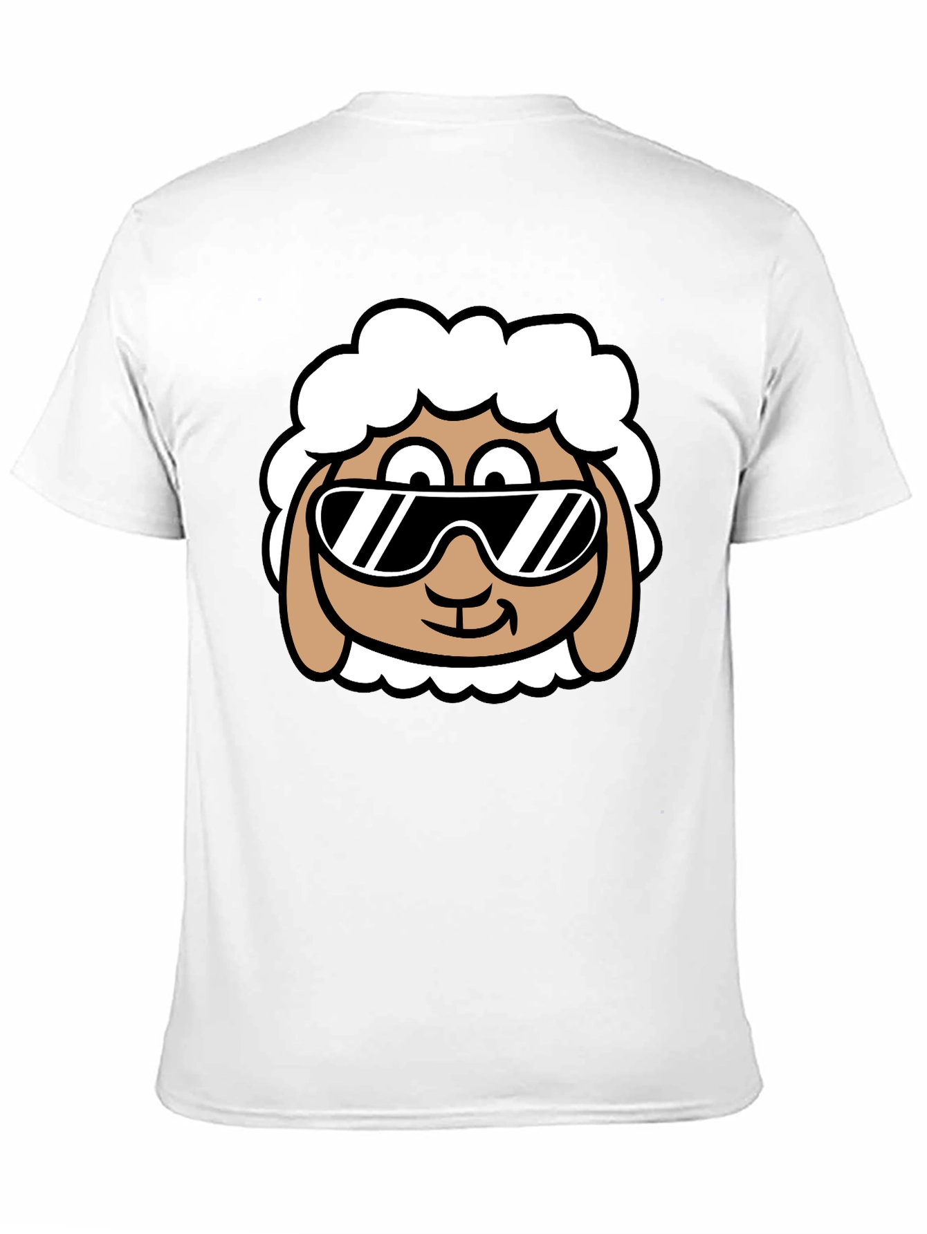 Cool Sheep T-Shirt - Black Graphic Tee