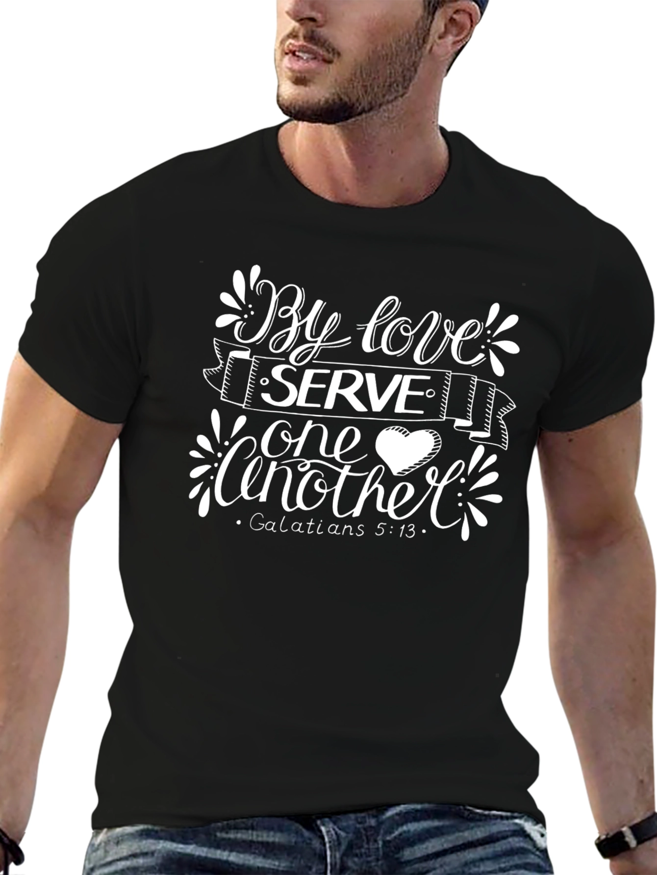 By Love Serve One Another Graphic T-Shirt