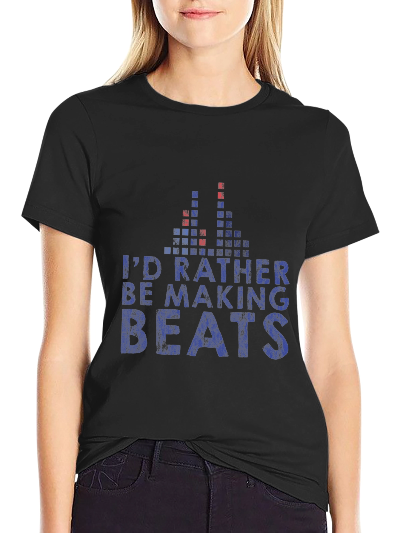 Id Rather Be Making Beats Graphic T-Shirt